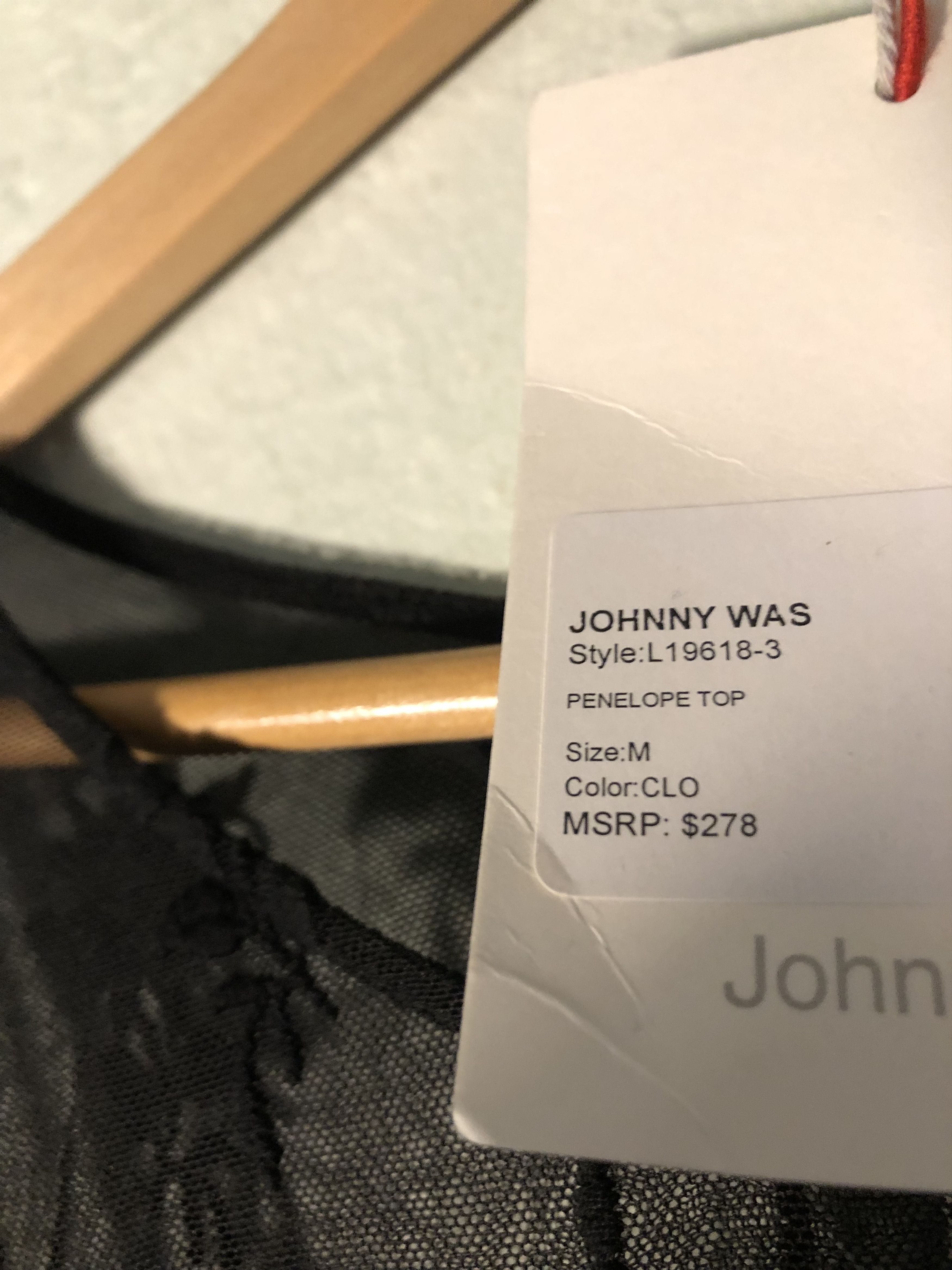 Johnny Was NWT! ($278) Whimsical Johnny Was Black Blouse Size M / US 6-8 / IT 42-44 - 1 Thumbnail