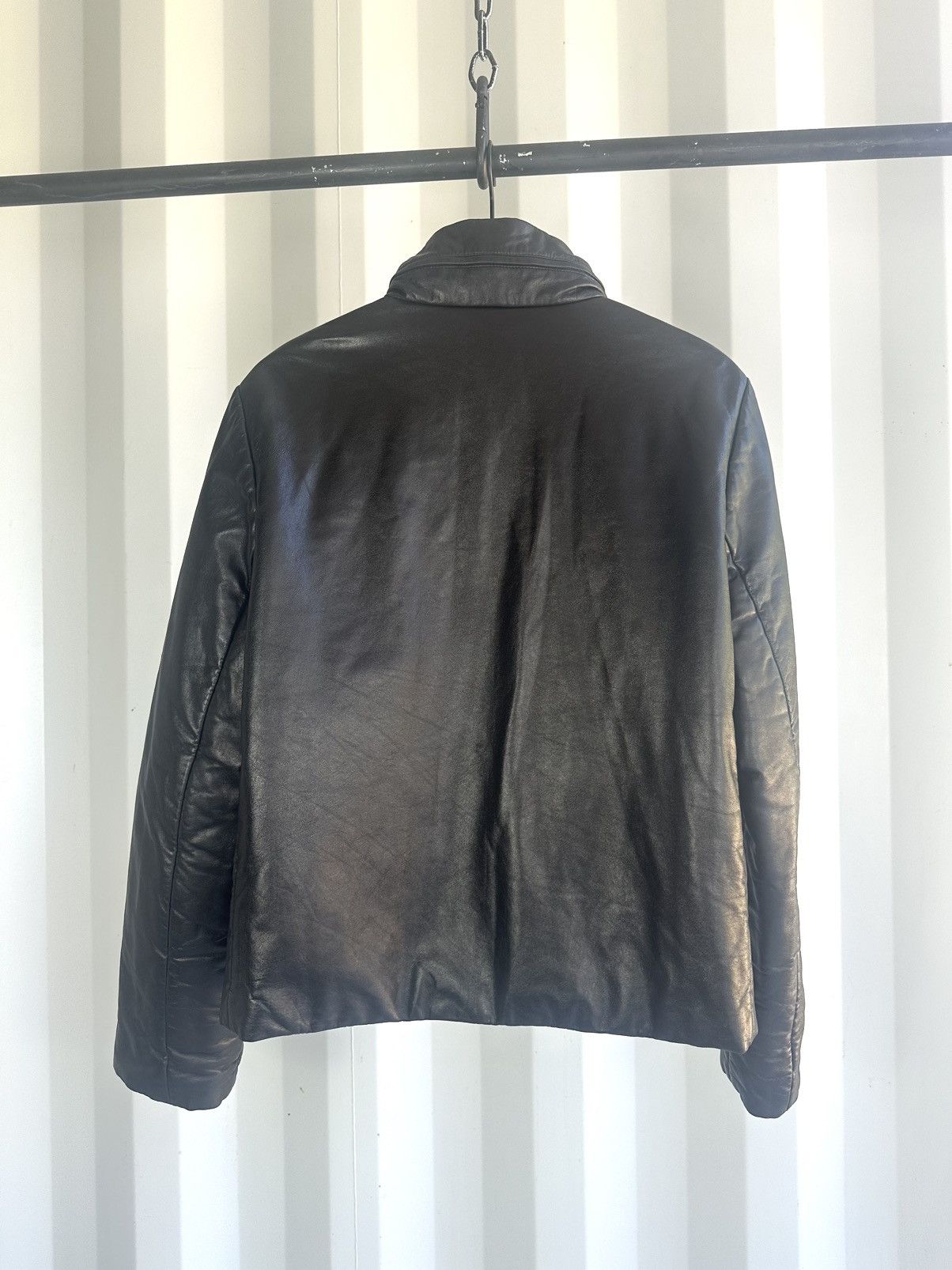Gucci Leather Reversible Puffer Jacket Tom Ford Era Size US M / EU 48-50 / 2 - 4 Thumbnail