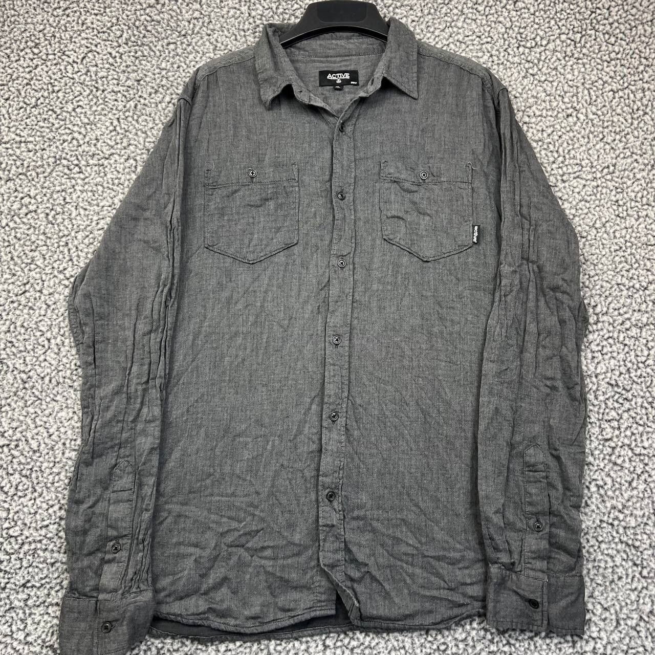 Active Ride Shop Active Ride Shop Shirt Men Button Up Long Sleeve Collared L Size US XL / EU 56 / 4 - 1 Thumbnail