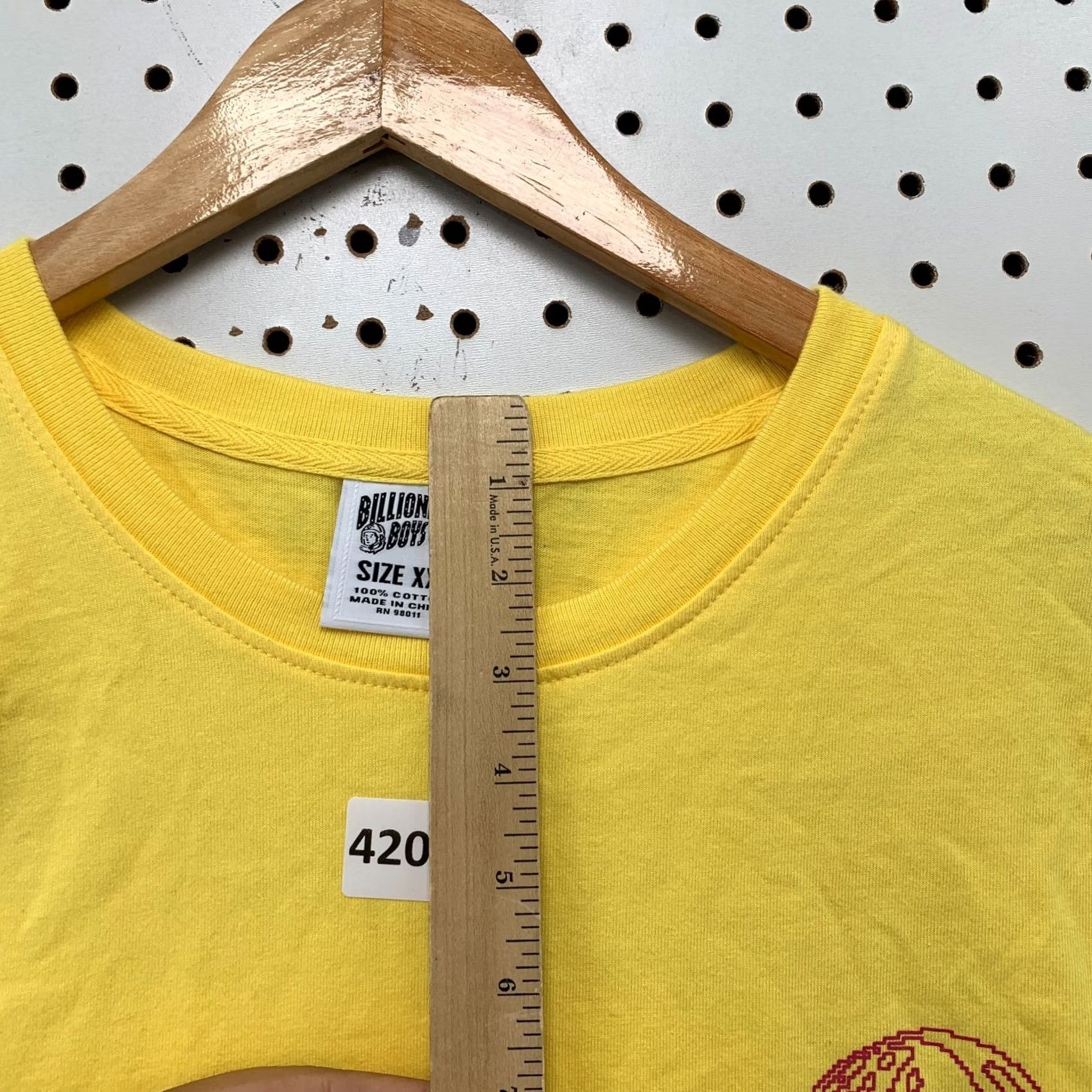 Vintage BBC Billionaire Boys Club Shirt Mens 2XL Yellow Hip Hop Streetwear Shirt 2XL Mens Yellow Hip Hop BBC Shirt Size US XXL / EU 58 / 5 - 6 Thumbnail