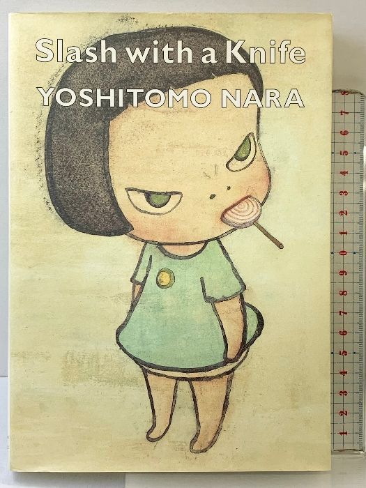 Japanese Brand YOSHITOMO NARA Slash with a Knife Art Illustration Book Size ONE SIZE - 1 Preview