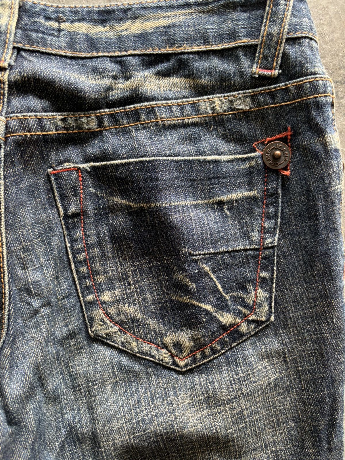 Hysteric Glamour × If Six Was Nine × Japanese Brand SICK TWIST FLARE CFLINE JAPANESE STYLE WASHED RUST SEASON Size US 30 / EU 46 - 14 Thumbnail