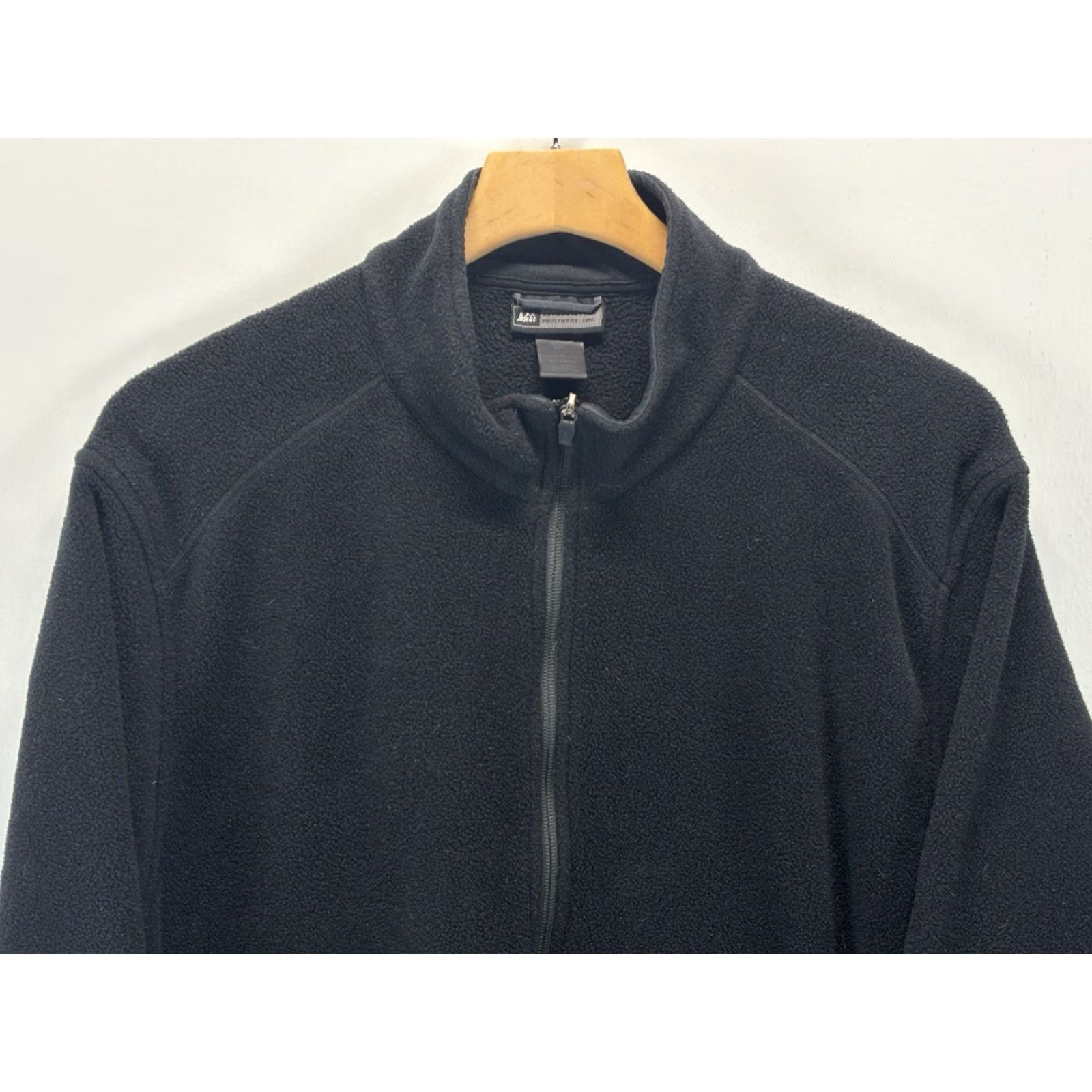 Vintage REI Fleece Pullover Jacket 2XL XXL Mens Black 1/4 Zip Outdoors Hiking Zip Fleece Front Pocket Casual Travel Outdoor Jacket Size 2XL Men Black Size US XXL / EU 58 / 5 - 2 Thumbnail