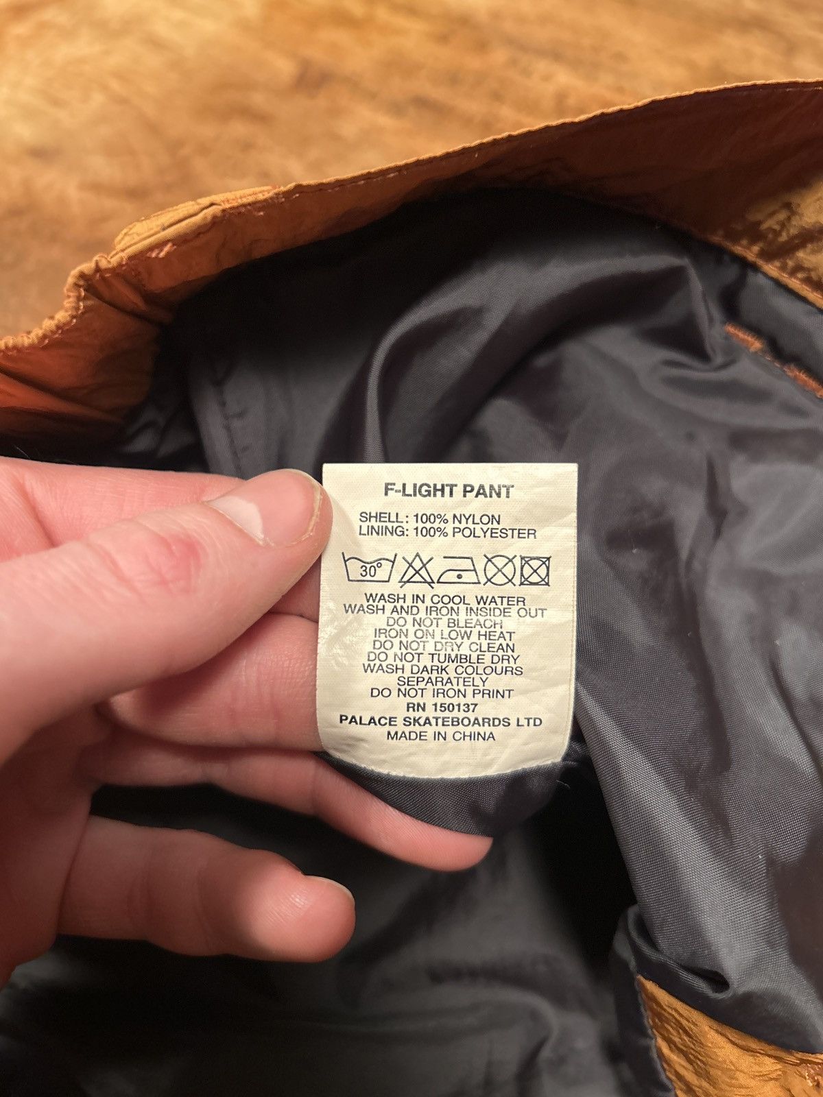 Palace Palace F-Light Pant Rust Size US 32 / EU 48 - 11 Thumbnail