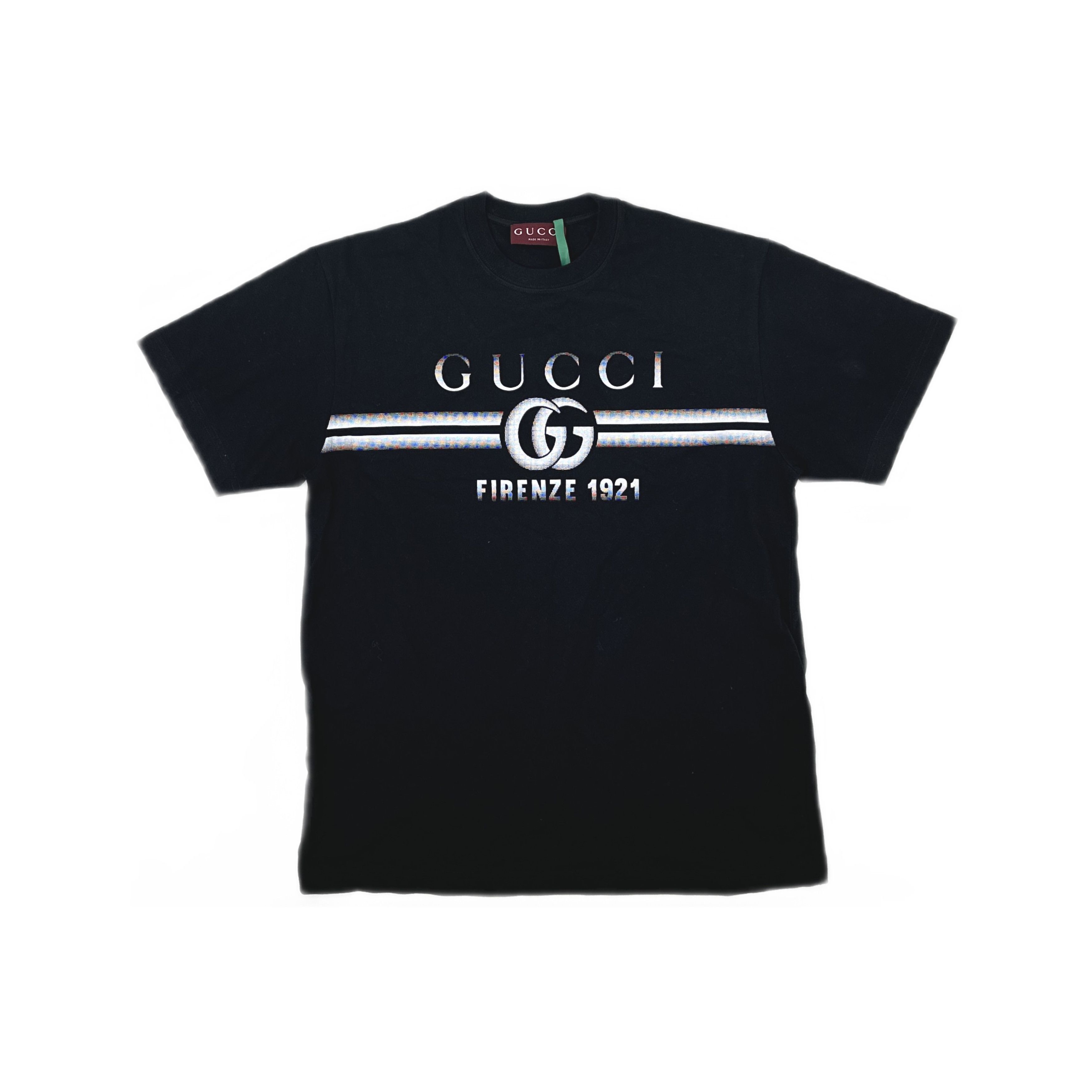 Gucci SEGA コラボ　tシャツ Gucci Guccy Sega Logo Black and Gold T-Shirt | Grailed