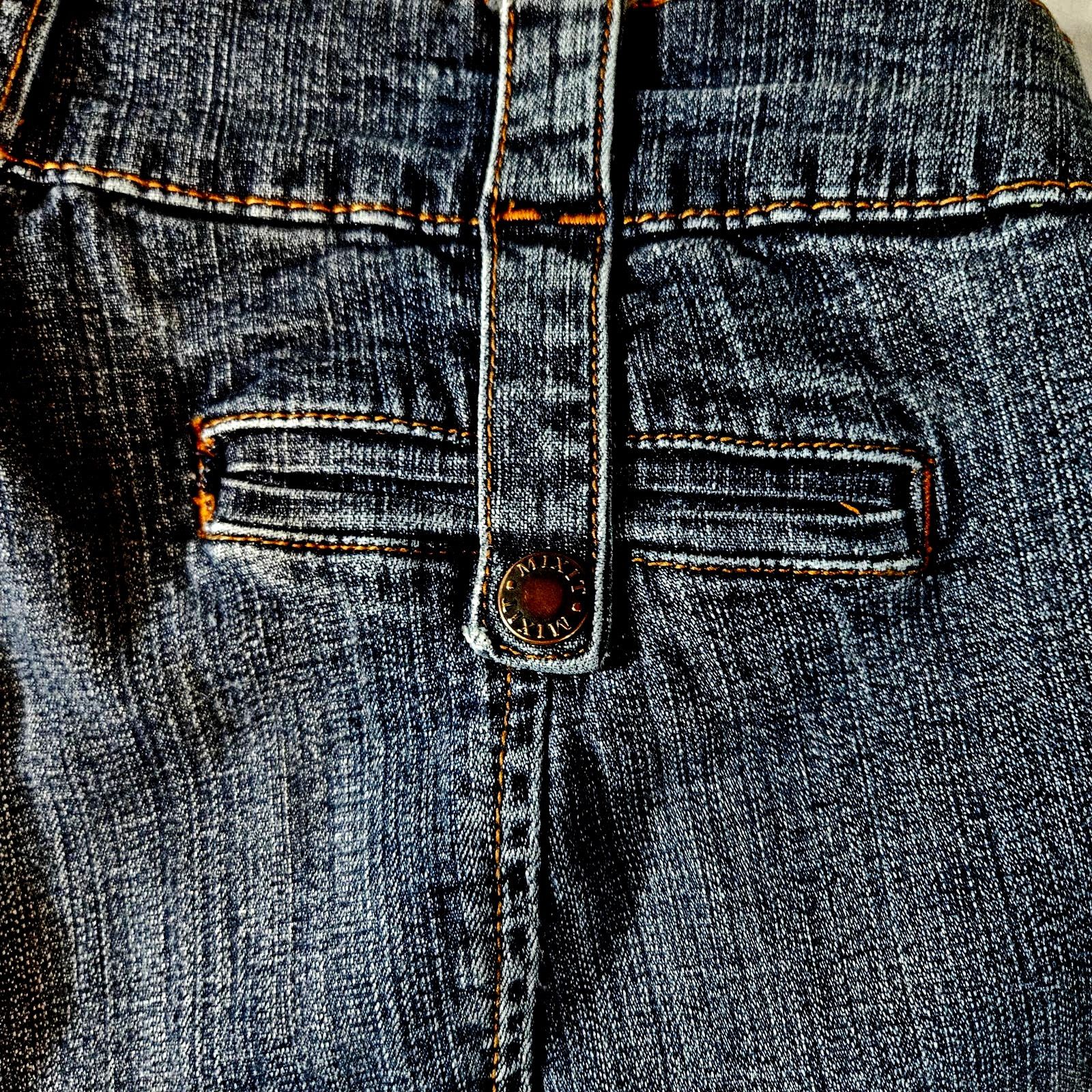 Other VTG Mixit Cropped Jeans Sz. 10 Reg x 21 Dark Wash Denim Size 32" / US 10 / IT 46 - 4 Thumbnail