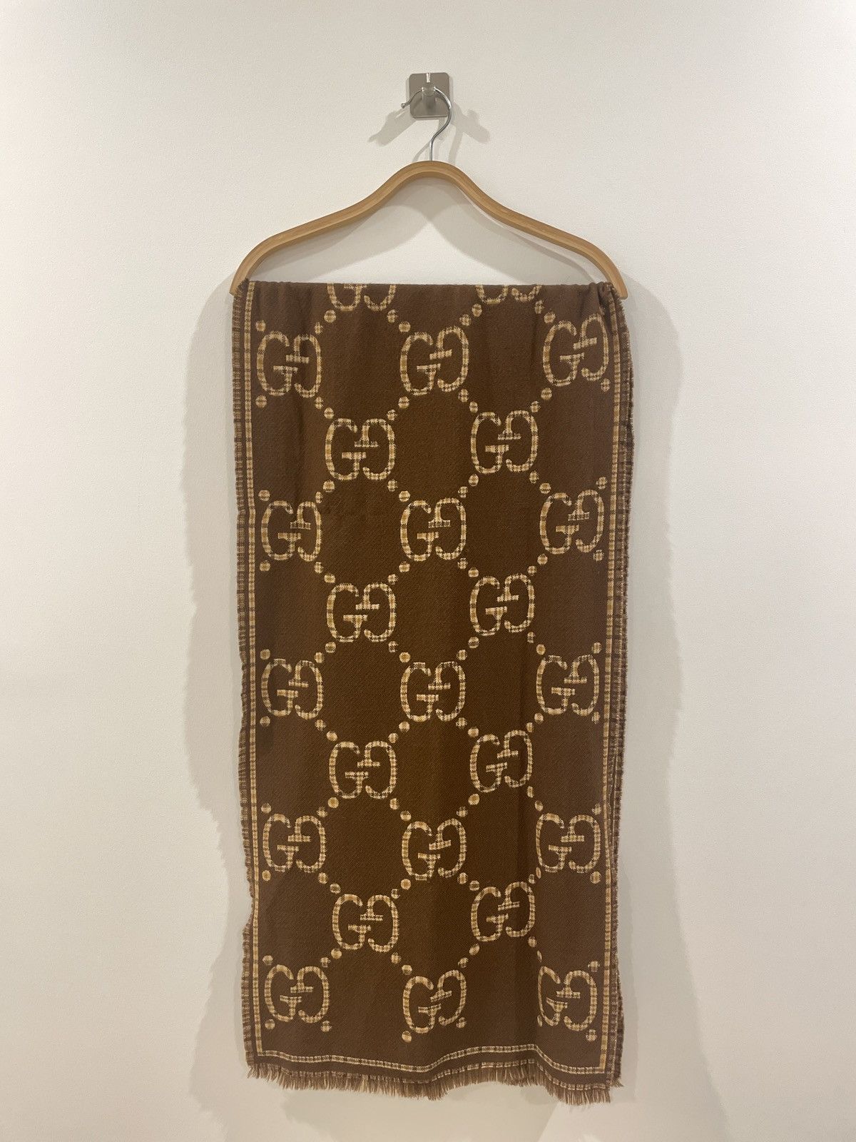 Gucci Gucci double sided wool scarf Size ONE SIZE - 1 Thumbnail