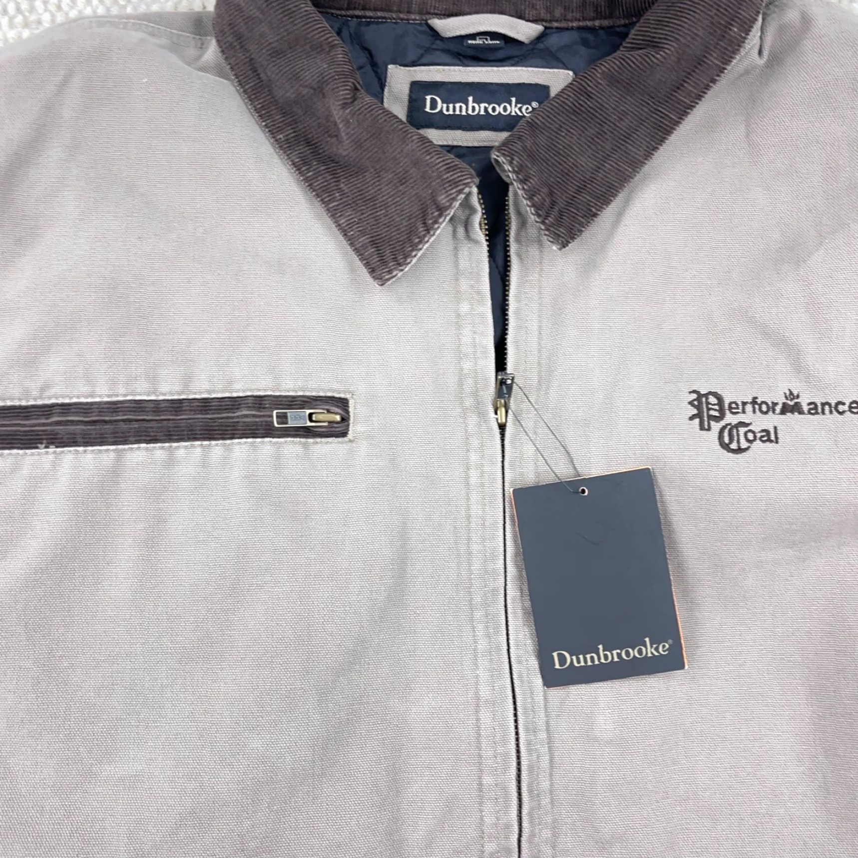 Dunbrooke Vintage Dunbrooke Jacket Men XL Tan Duck Canvas Lined Corduroy Collar Detroit A1 Size US XL / EU 56 / 4 - 4 Thumbnail
