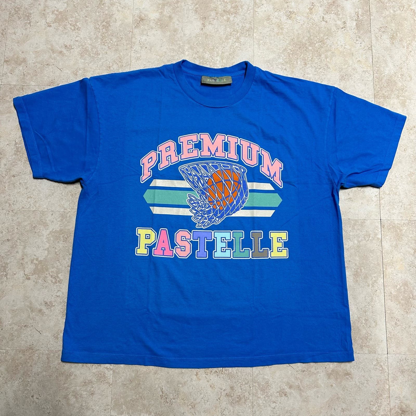 image of Premium Pastelle T-Shirt Kanye West Ian Connor in Blue, Men's (Size Large)