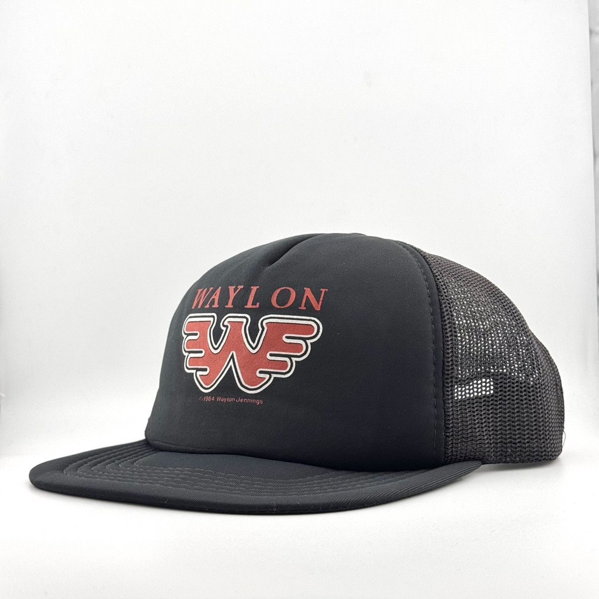 Yupong Vintage 1984 Waylon Jennings x Yupoong Trucker Hat Size ONE SIZE - 2 Thumbnail