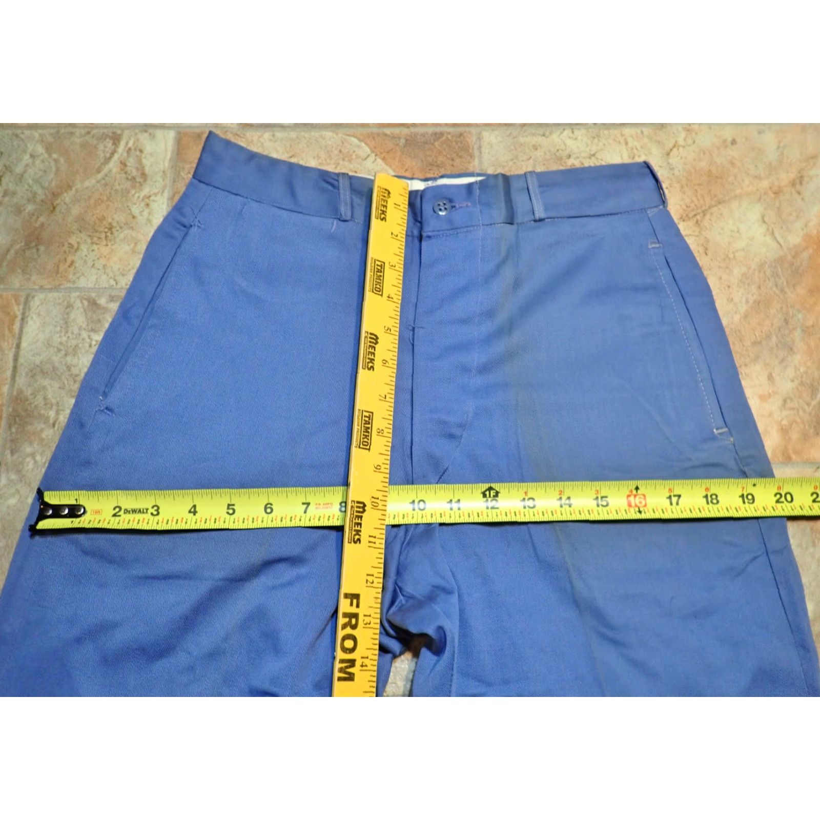 Vintage VINTAGE Deadstock NOS Cone Fabrics Cotton Pants 29x31 30x33 Button Fly Sanforized 50s Blue Denim Size US 30 / EU 46 - 7 Thumbnail