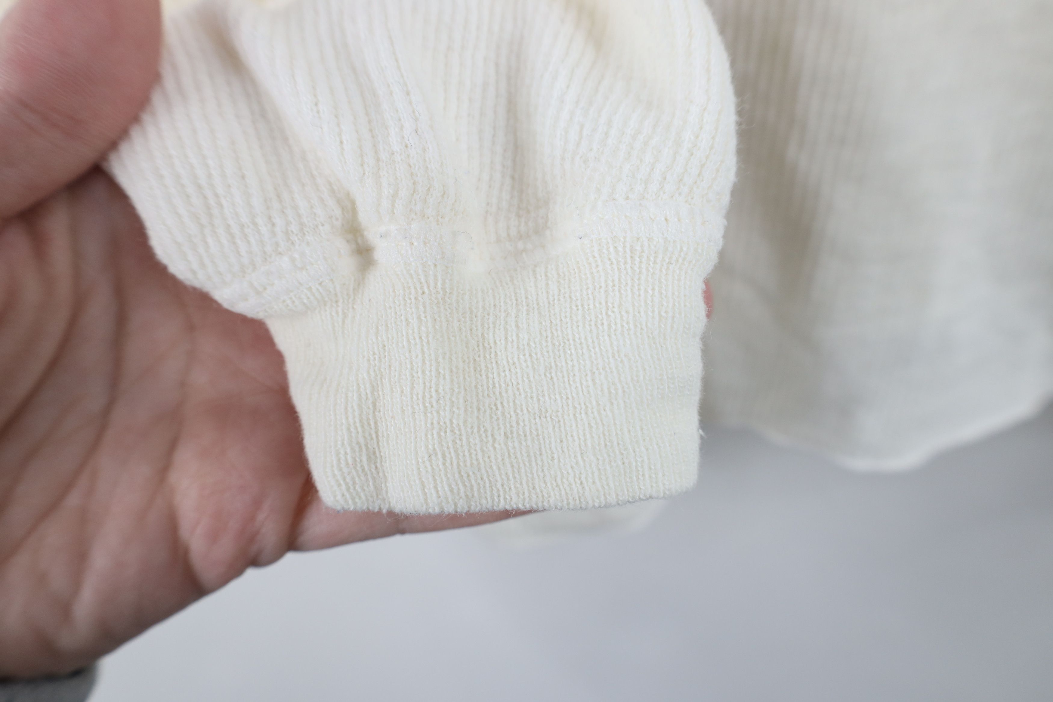 Vintage Vintage 70s Streetwear Thermal Waffle Knit T-Shirt White USA Size XL / US 12-14 / IT 48-50 - 5 Thumbnail