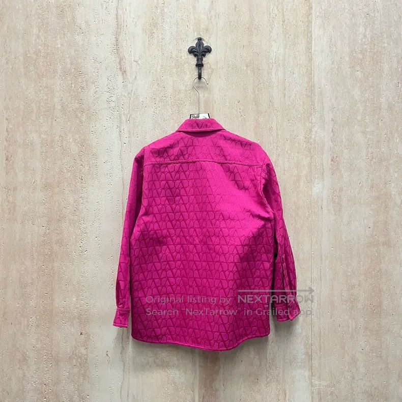 Valentino Valentino Rose red embroidered monogram logo jacket jacket Size XS / US 0-2 / IT 36-38 - 3 Thumbnail