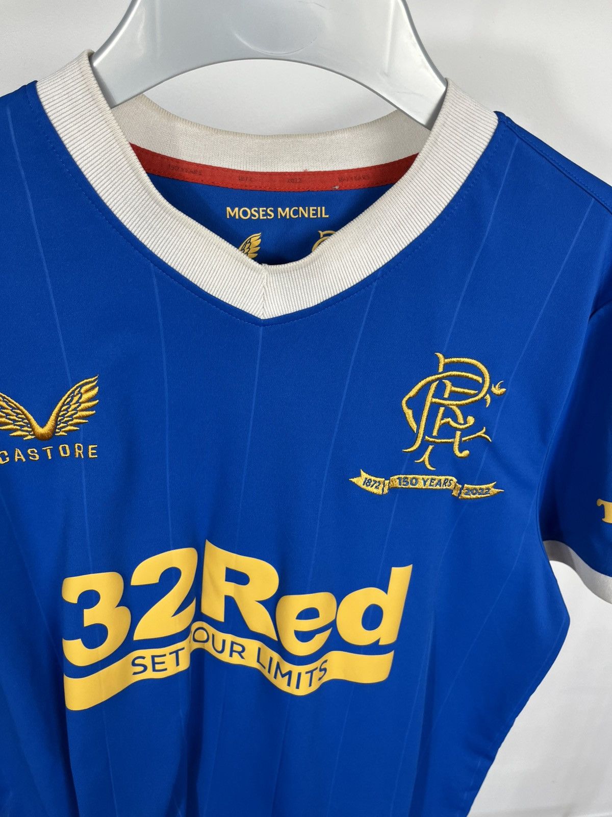 Castore Rangers FC 150 Years Castore Home Shirt 2022 Size S Size US S / EU 44-46 / 1 - 5 Thumbnail