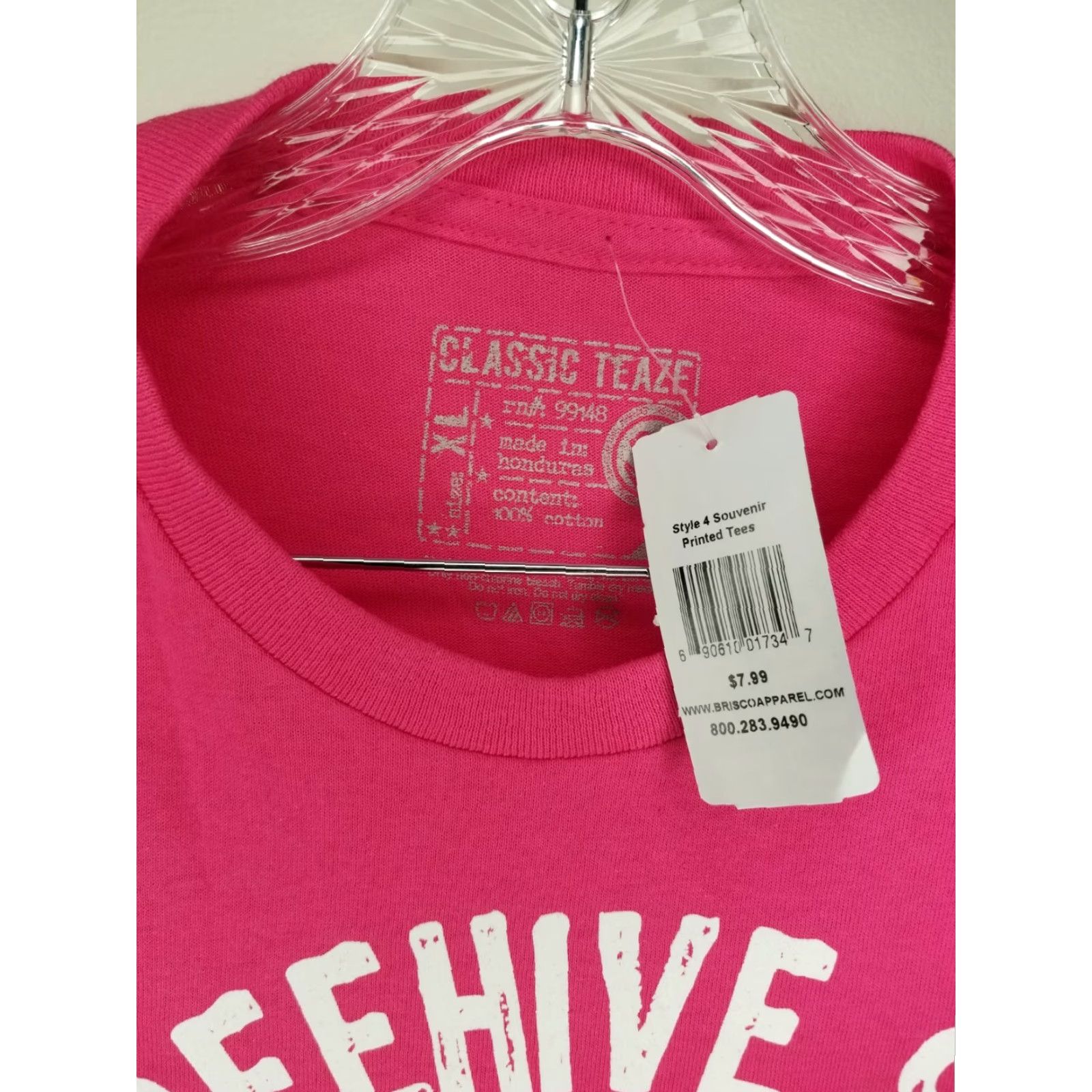 Vintage VINTAGE Classic Teaze The Beehive State T-Shirt Womens Pink XL Beehive State 80s 90s, Utah, Beehive State, Women, T-Shirt Size XL / US 12-14 / IT 48-50 - 2 Thumbnail