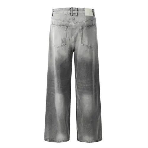Japanese Brand Heavy washed punk distressed gradient jeans Size US 32 / EU 48 - 3 Thumbnail