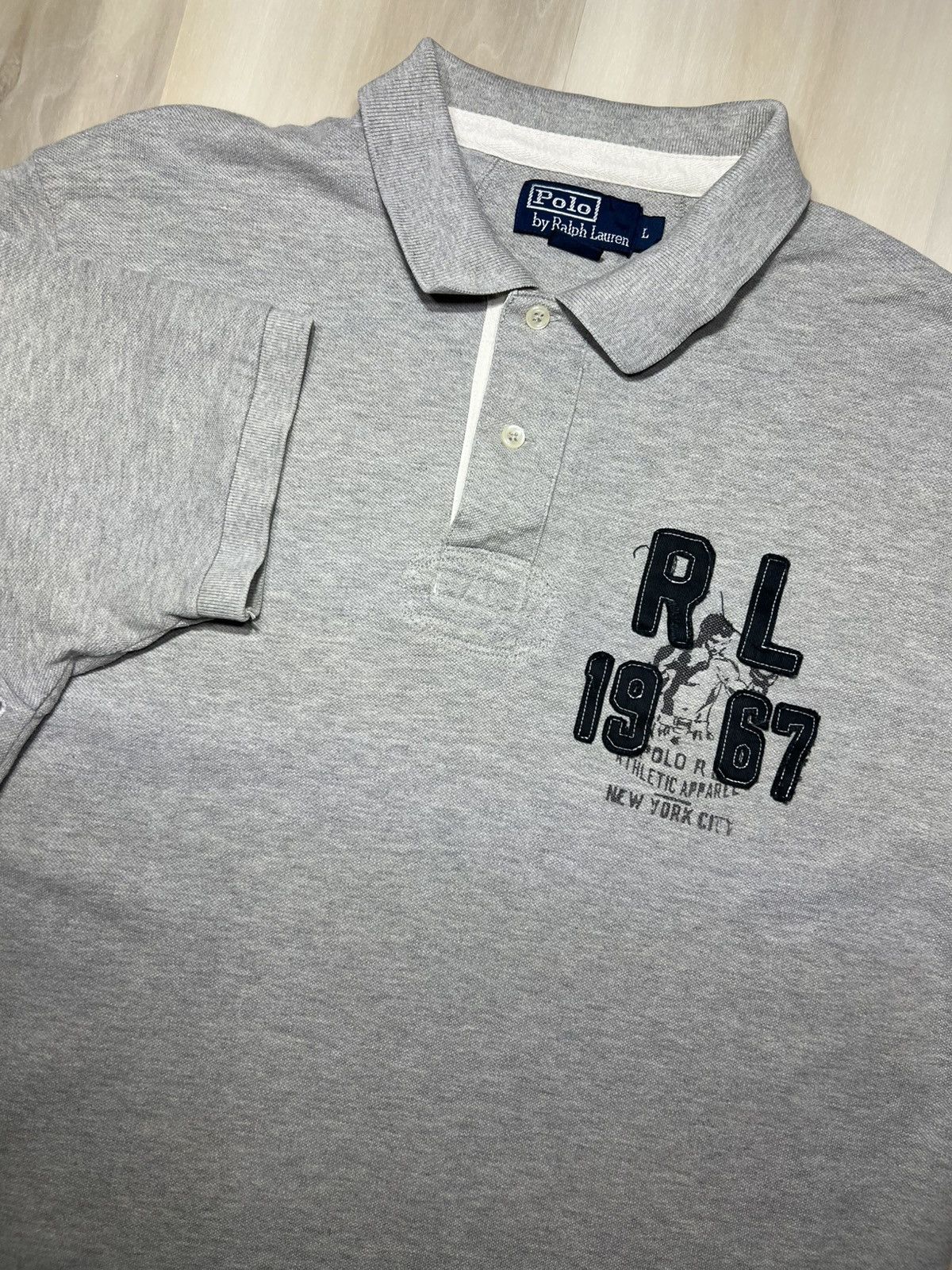 Polo Ralph Lauren Vintage Ralph Lauren Polo Boxing Rugby 1967 Alpine Stadium Size US L / EU 52-54 / 3 - 1 Thumbnail