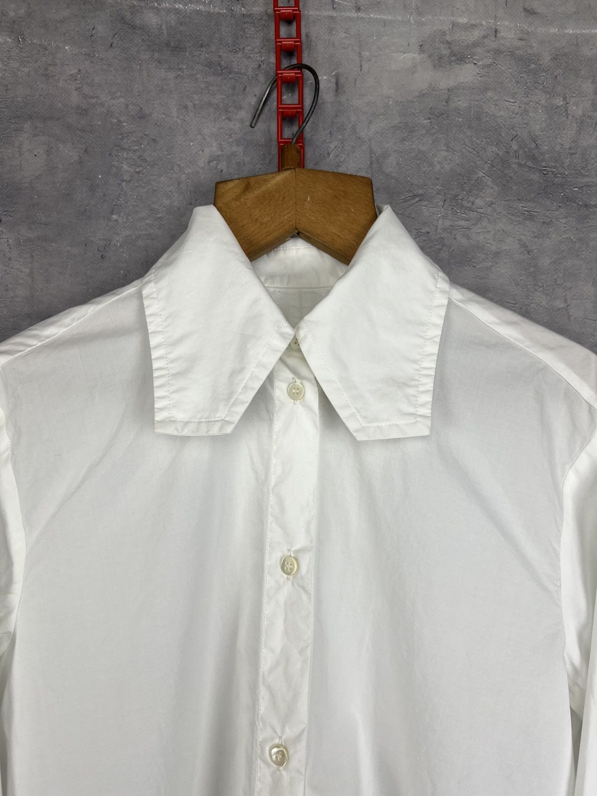 Maison Margiela Maison Margiela Women’s White Button Down Top Shirt Size 36 Size XS / US 0-2 / IT 36-38 - 9 Thumbnail
