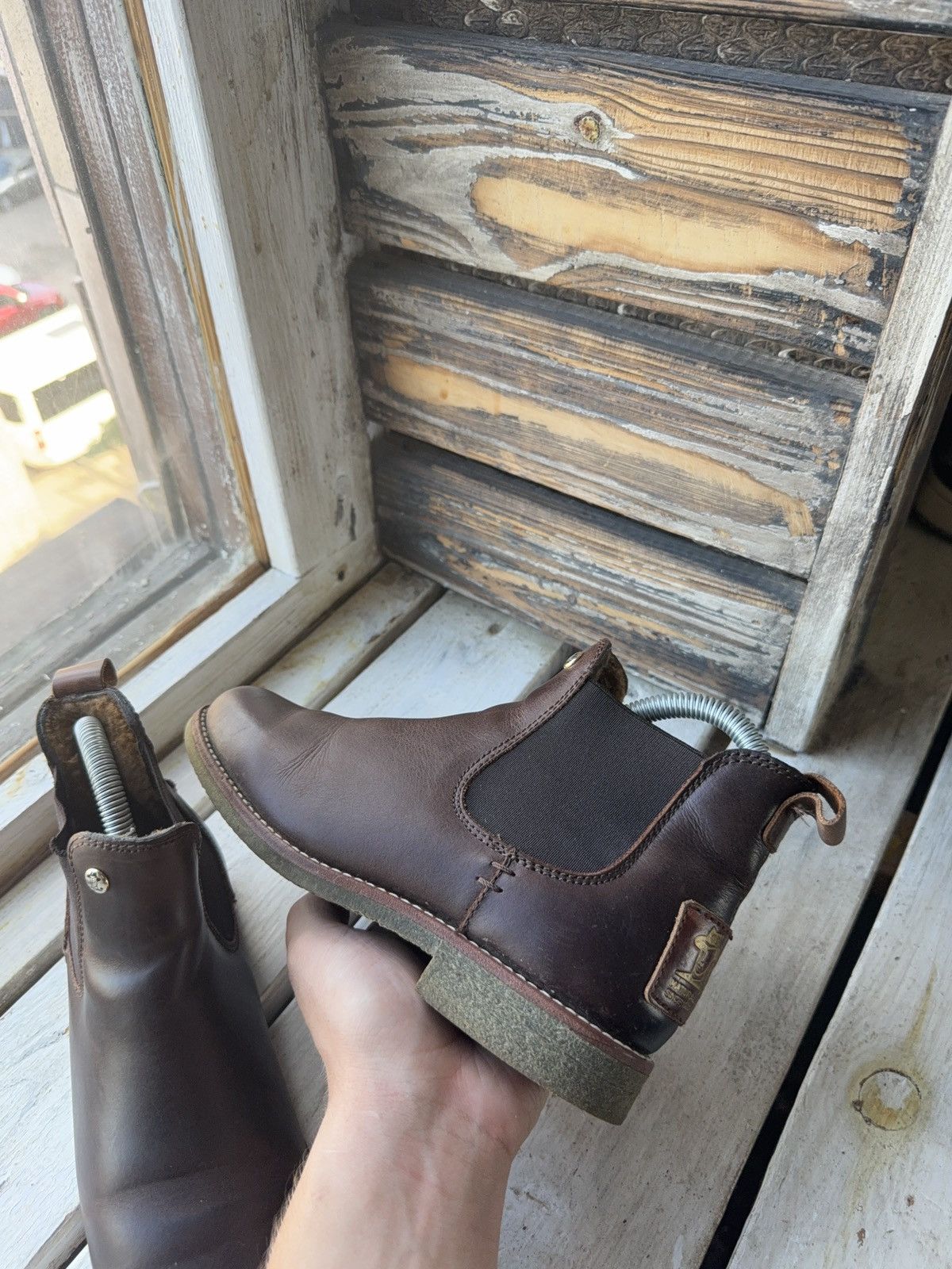 Panama Jack Vintage 00s Panama Jack Men’s Leather Chelsea Boots Brown Size US 5.5 / IT 35.5 - 16 Thumbnail