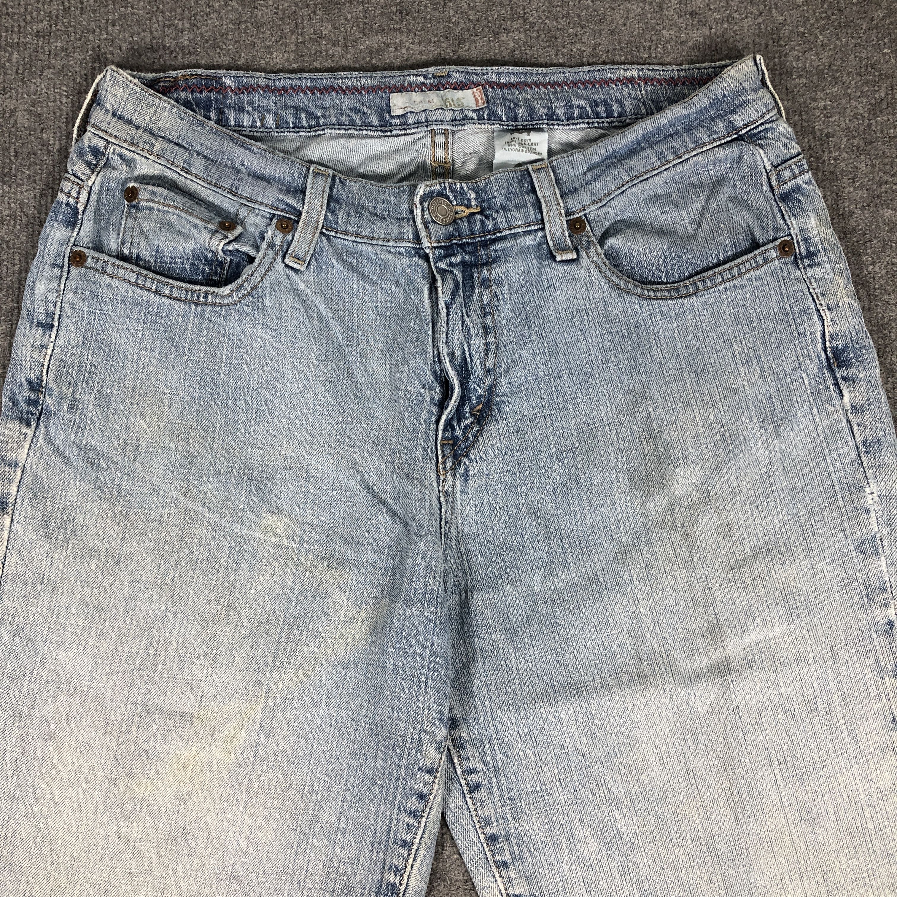 Levi's × Vintage Womens Vintage Levis 515 Jeans Capri L1112W Size 31" - 2 Thumbnail