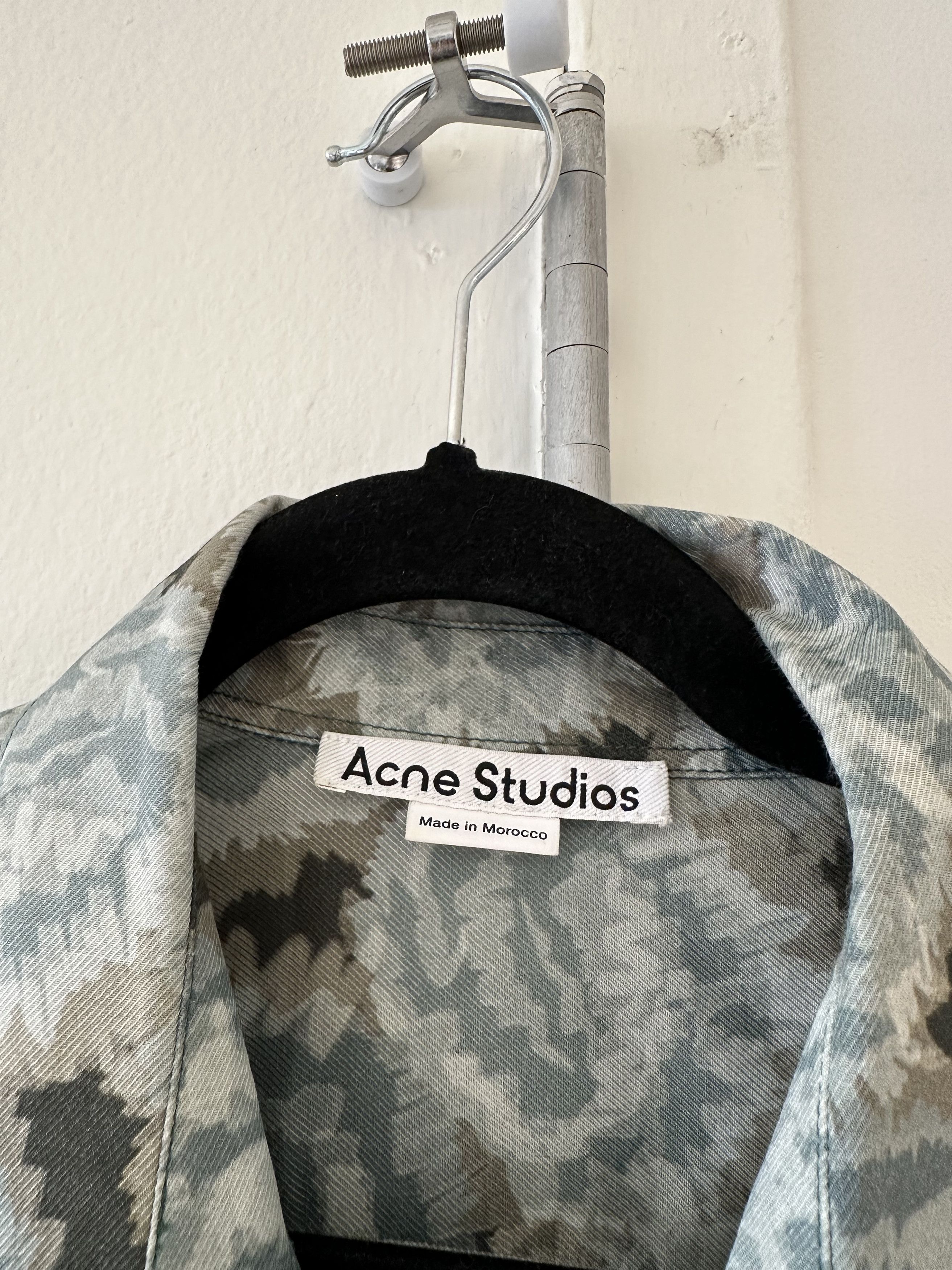 Acne Studios Acne Studios Floral Short Sleeve Button Up Shirt Size US M / EU 48-50 / 2 - 3 Thumbnail