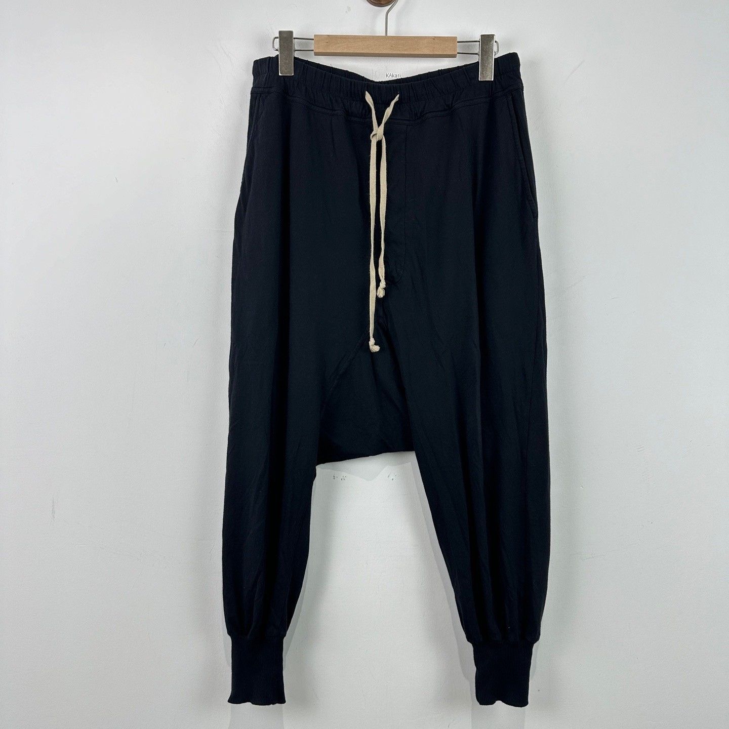 Rick Owens Rick Owens Drop-Crotch Tapered Pants S Size US 26 / EU 42 - 1 Thumbnail