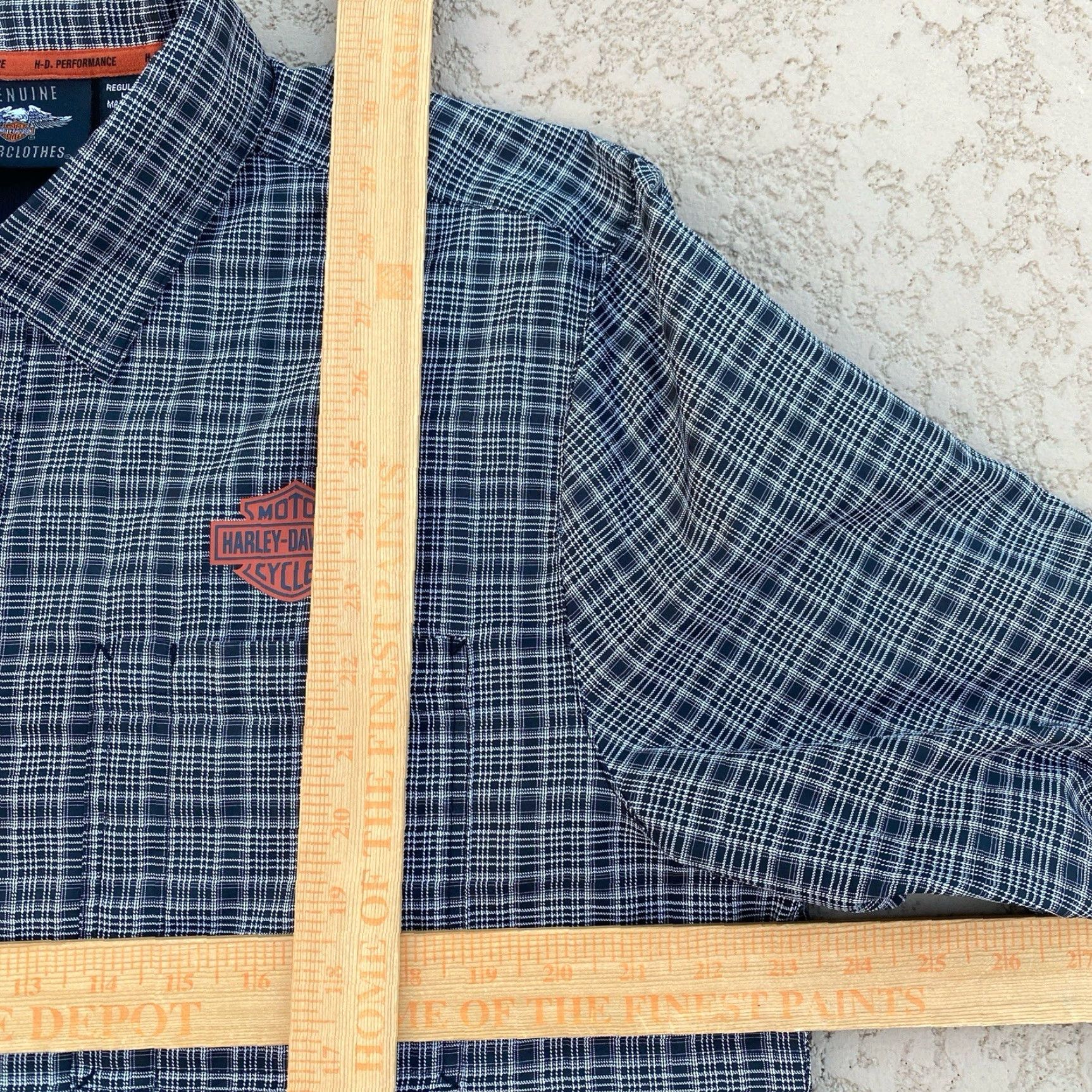 Harley Davidson Harley-Davidson Shirt Mens Button-Up Collared Long Sleeve Plaid Multicolor Classic Biker Large Size US L / EU 52-54 / 3 - 4 Thumbnail