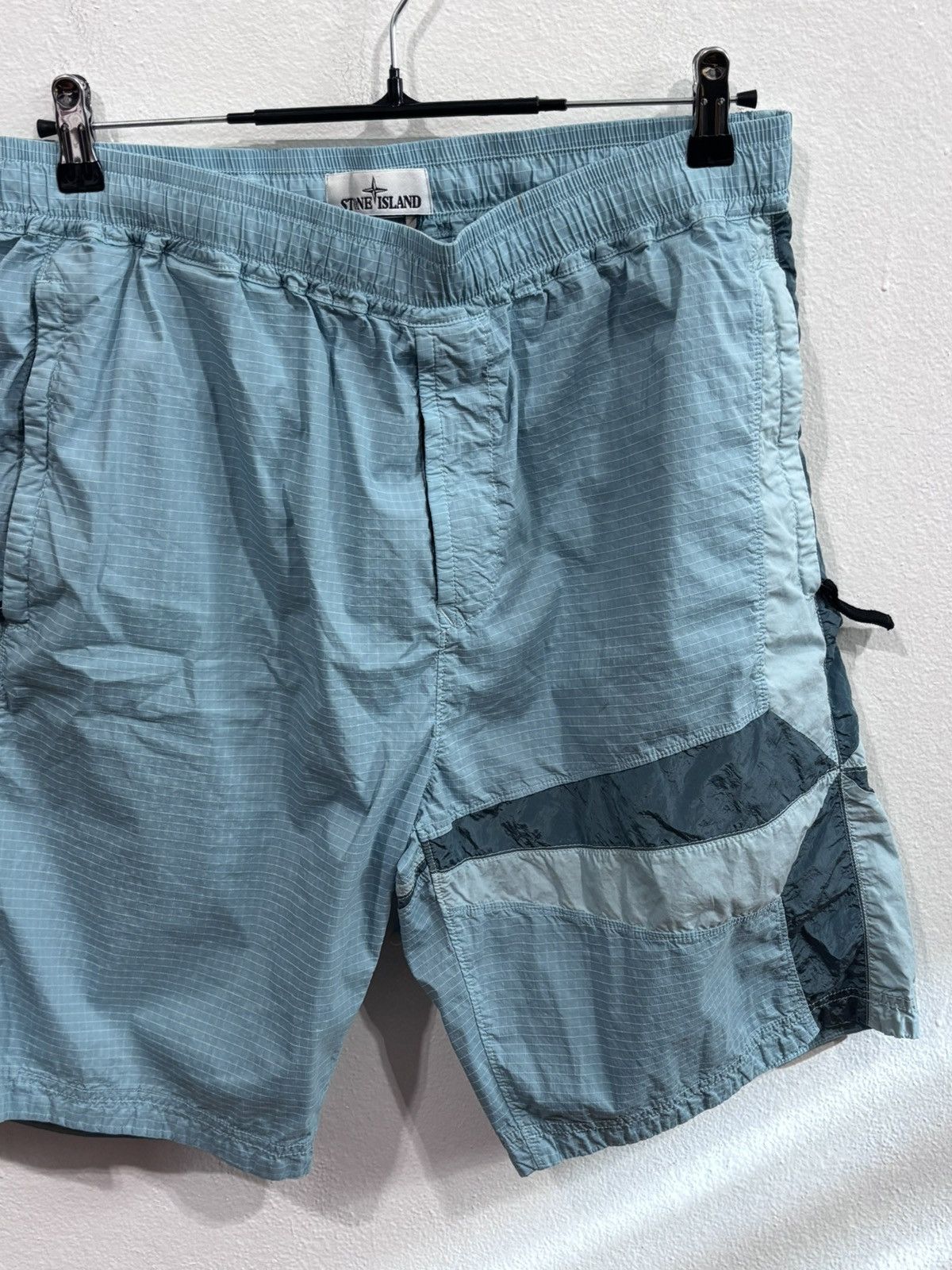 Stone Island Stone Island Nylon Metal Aqua Short Size US 34 / EU 50 - 3 Thumbnail