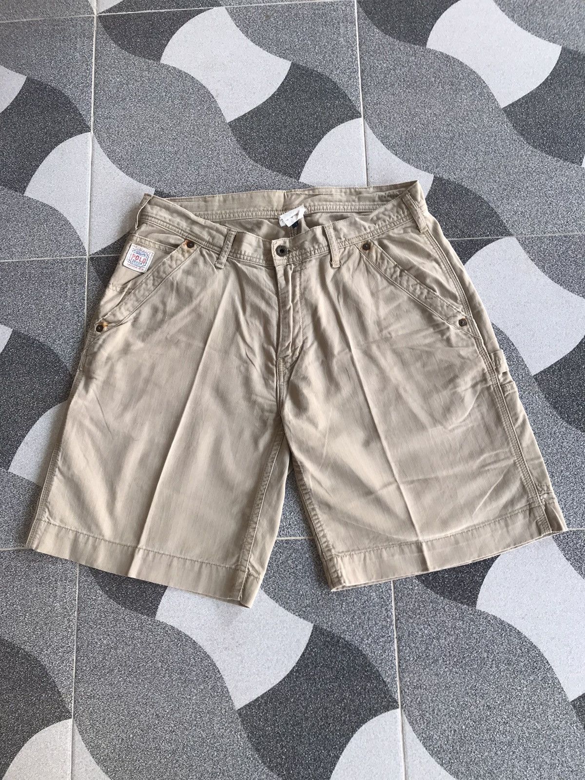 Polo Ralph Lauren Vintage Polo Ralph Lauren Sanforized Carpenter Shorts Size US 32 / EU 48 - 1 Thumbnail