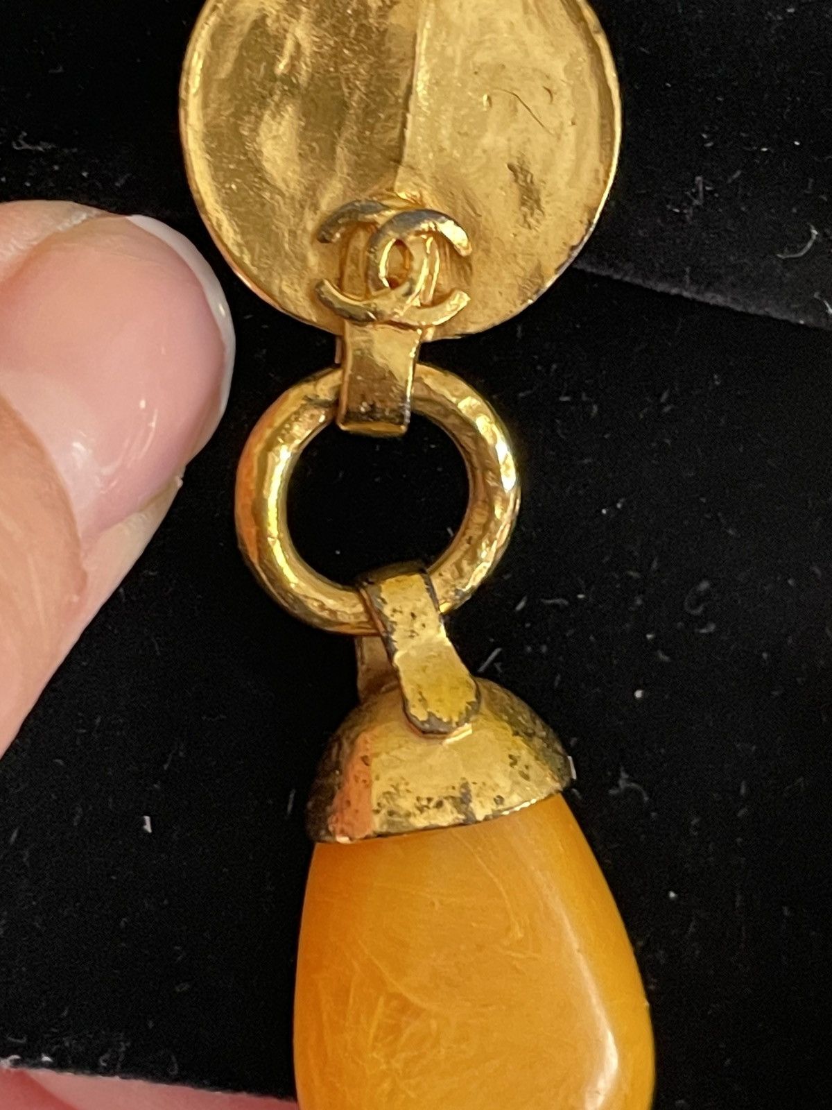 Chanel CHANEL maxi earrings gripoix Size ONE SIZE - 2 Thumbnail