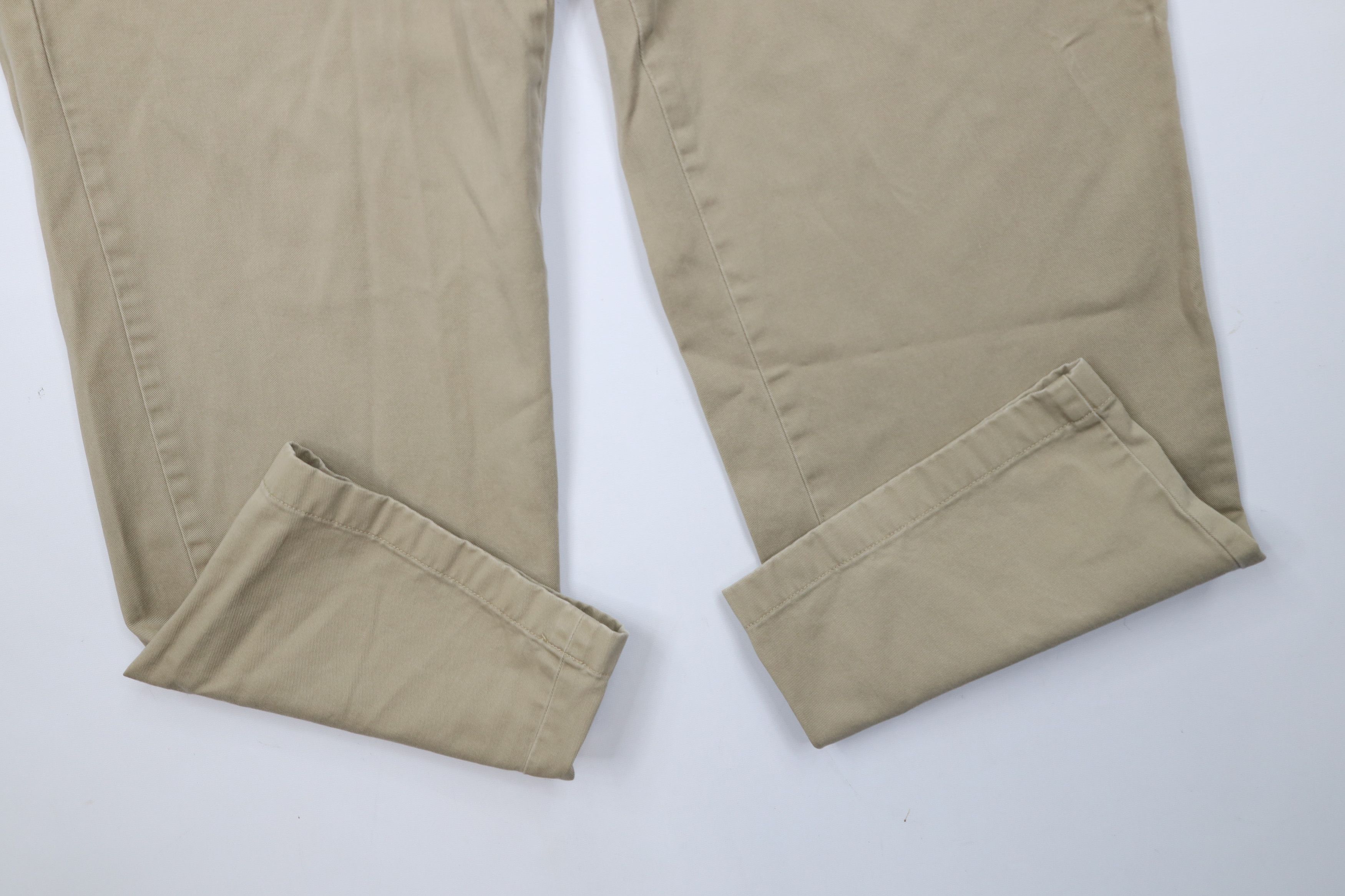 Nautica × Vintage Vintage 90s Y2K Nautica Wide Leg Chino Pants Beige Cotton Size US 36 / EU 52 - 5 Thumbnail