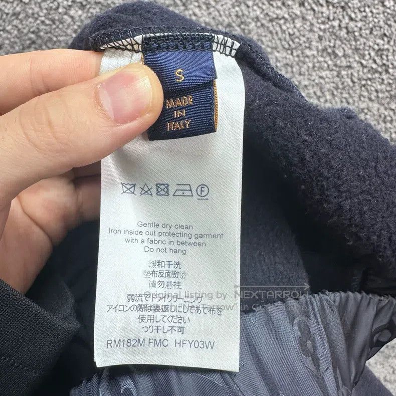 Louis Vuitton Louis Vuitton Black presbyopic zip-up hoodie jacket Size US S / EU 44-46 / 1 - 4 Thumbnail