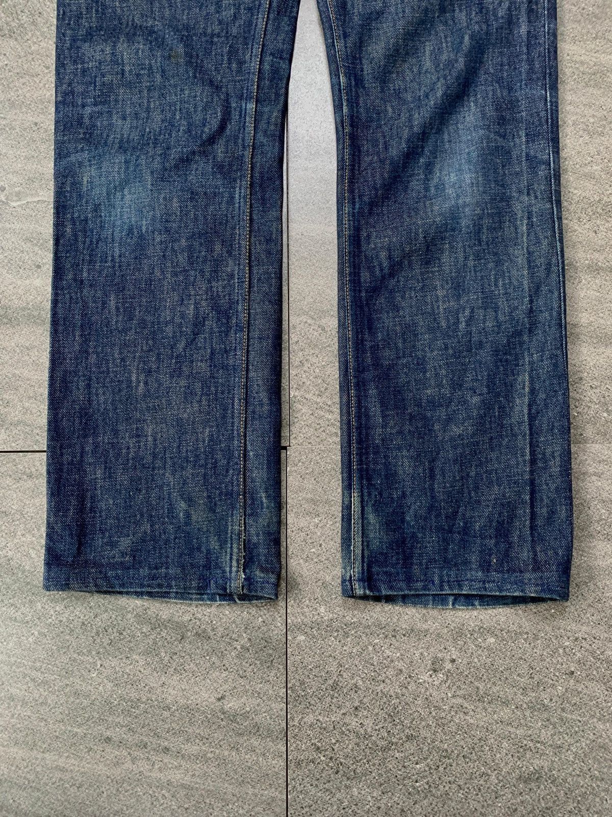Helmut Lang FREE TAX! 2000s Indigo Classic Cut Raw Denim Jeans Size US 30 / EU 46 - 4 Thumbnail