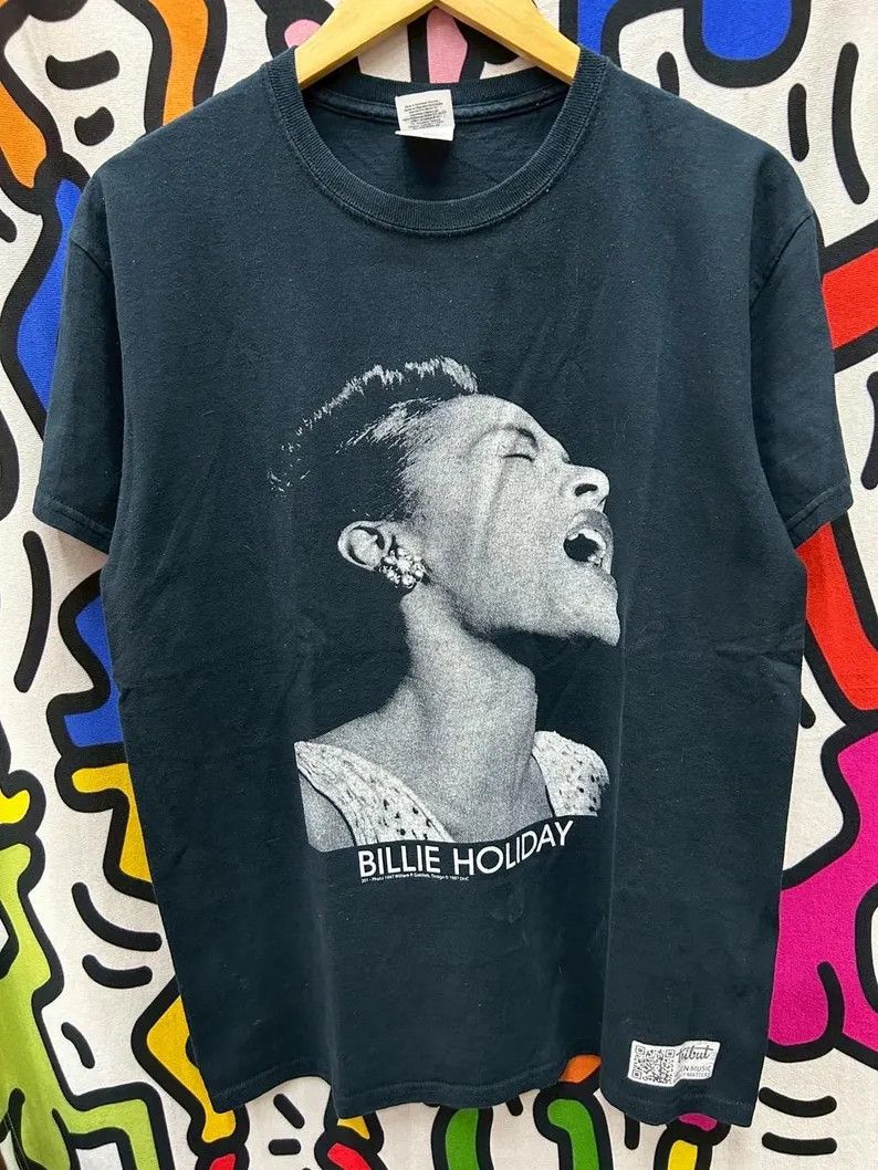Vintage Vintage 2000s Billie Holiday tshirt size M Size US M / EU 48-50 / 2 - 2 Thumbnail