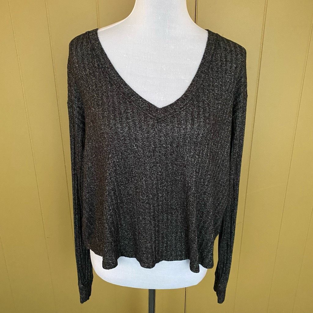 Victoria's Secret Victoria’s Secret Pink women S v-cut ribbed Longsleeve top b Size S / US 4 / IT 40 - 1 Thumbnail