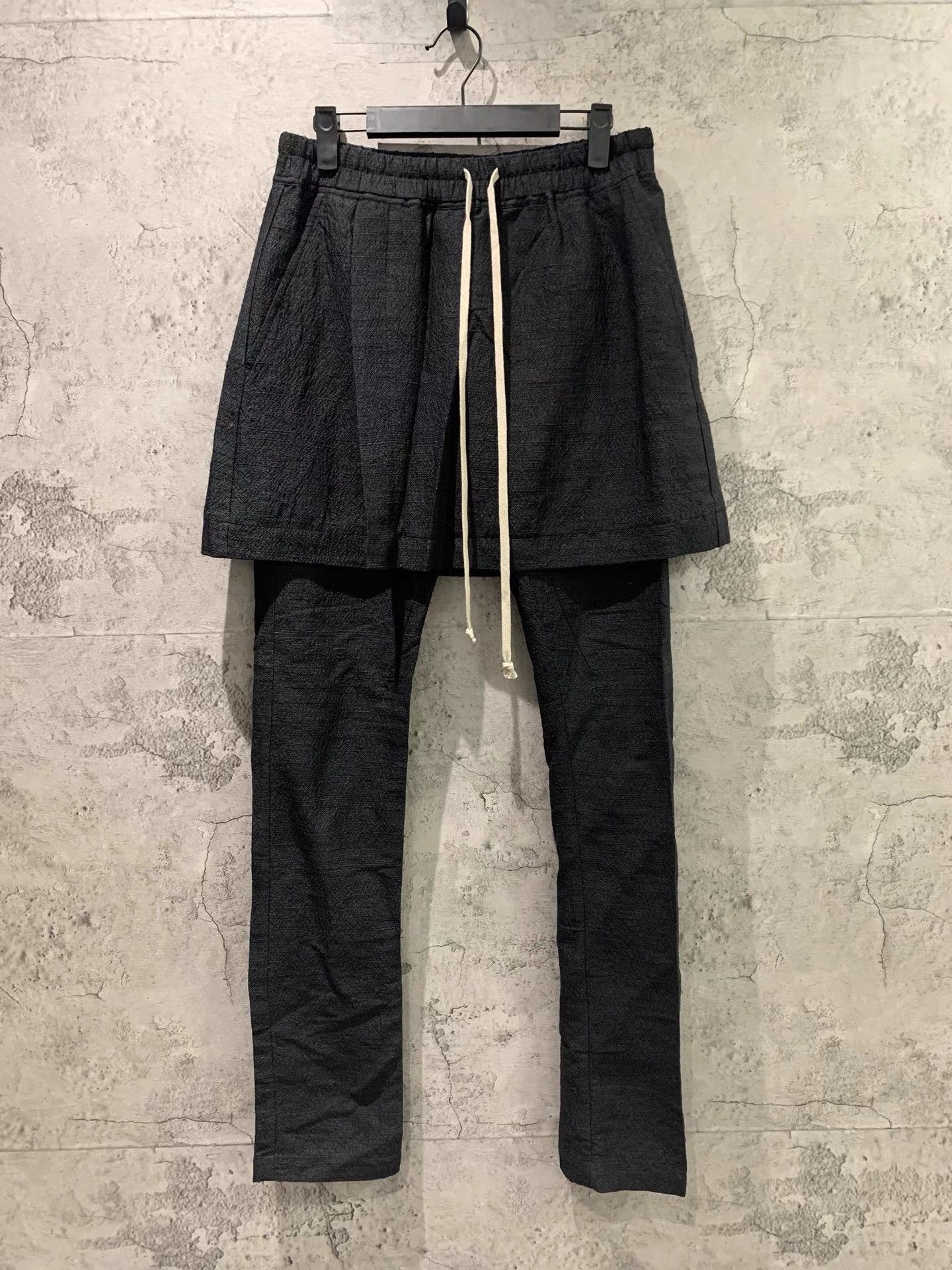 Rick Owens Rick Owens Mainline Silk Kilt Pants K34 Size US 30 / EU 46 - 1 Thumbnail
