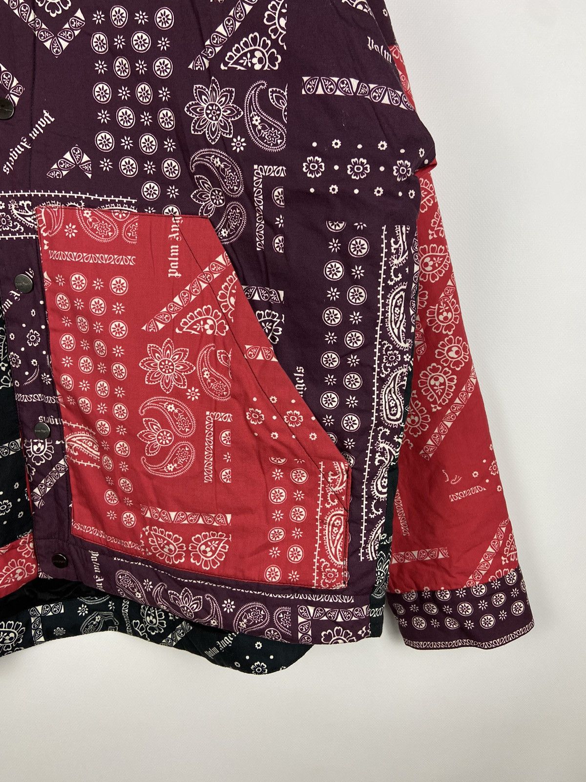 Palm Angels PALM ANGELS BUTTON UP BANDANA SHERPA BOMBER JACKET RARE Sz46 Size US S / EU 44-46 / 1 - 7 Thumbnail