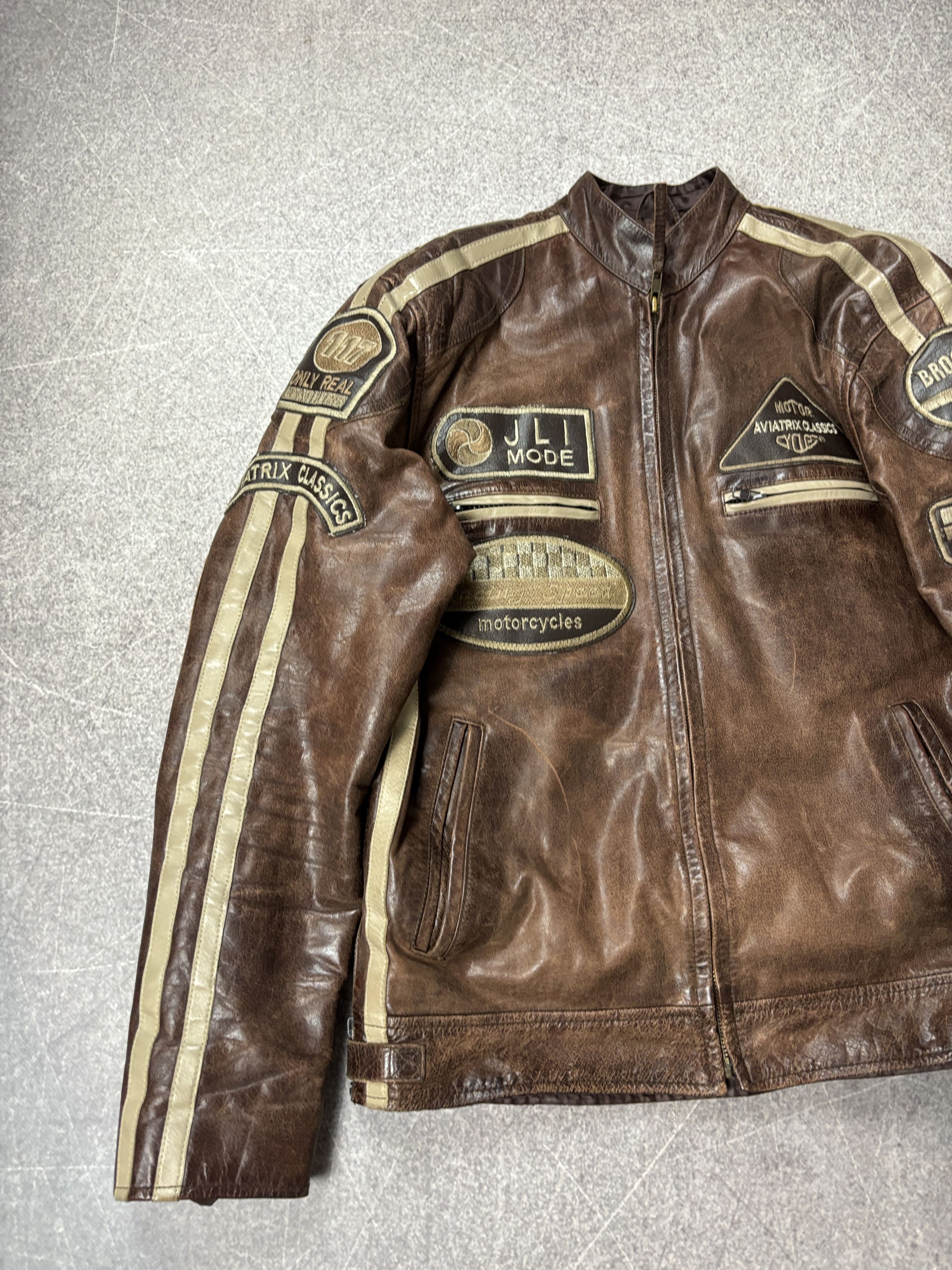 Yohji Yamamoto vTG rick owens type racing cropped leather jacket mens Size US S / EU 44-46 / 1 - 4 Thumbnail