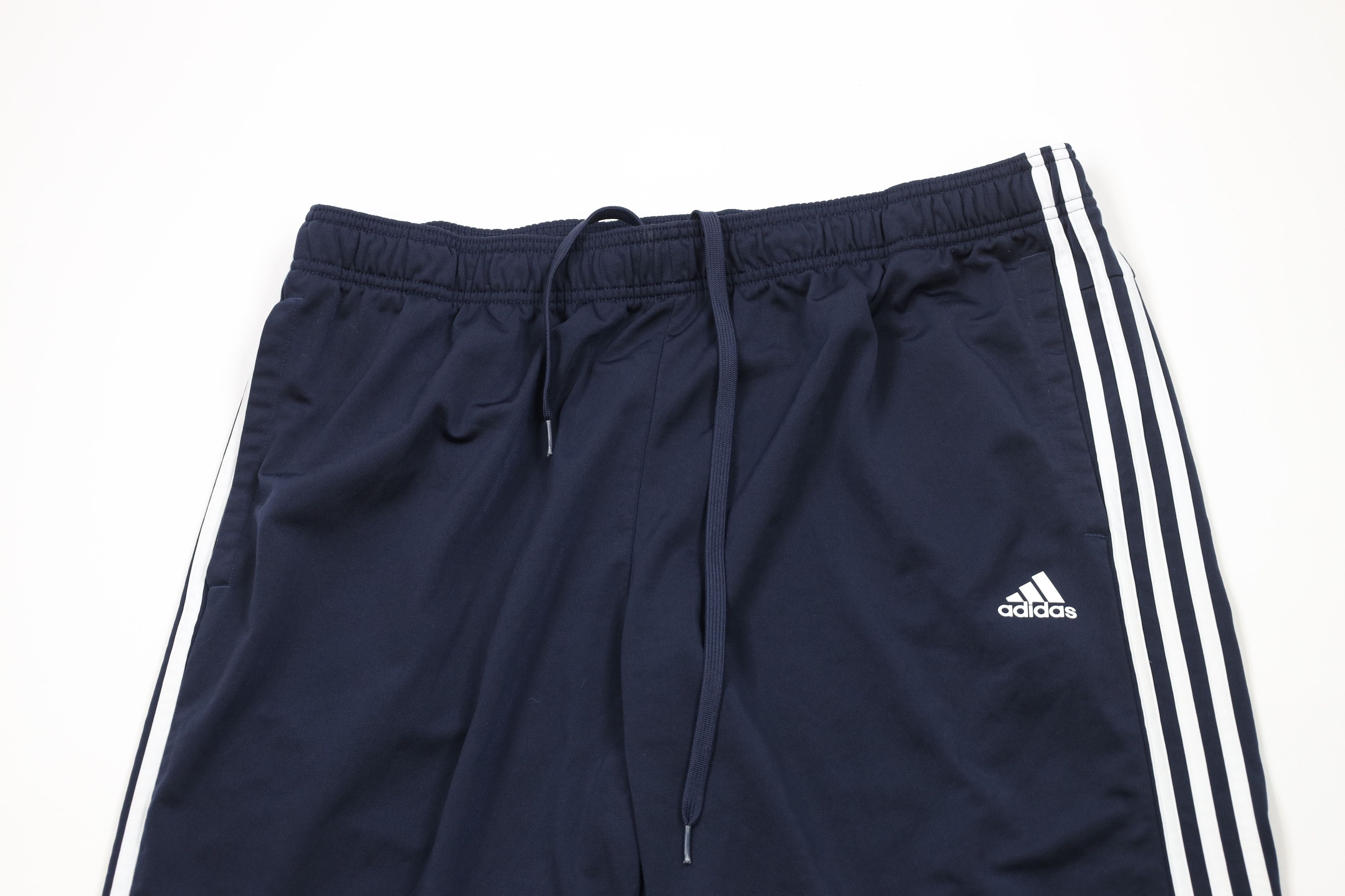 Adidas × Vintage Vintage Y2K Adidas Striped Wide Leg Sweatpants Pants Blue Size US 38 / EU 54 - 2 Thumbnail