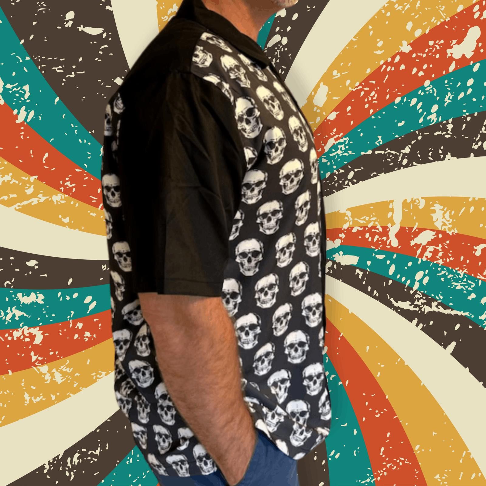 Other Skulls Retro Vintage Inspired Button Up XXL Size US XXL / EU 58 / 5 - 5 Thumbnail