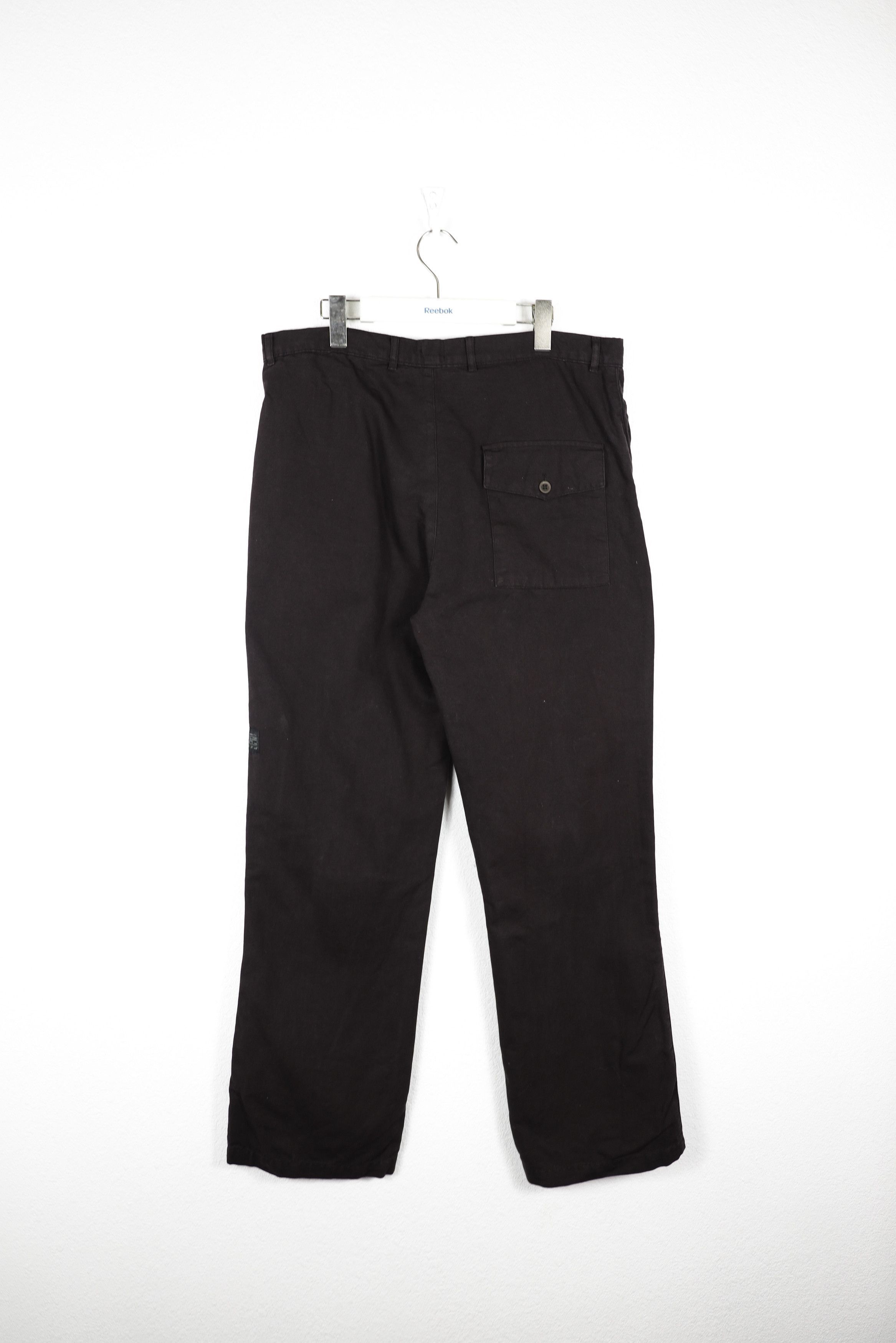 SCRT Scrt Stay Creative Dark Brown Multi Cargo Pants Y2K Size US 34 / EU 50 - 8 Thumbnail