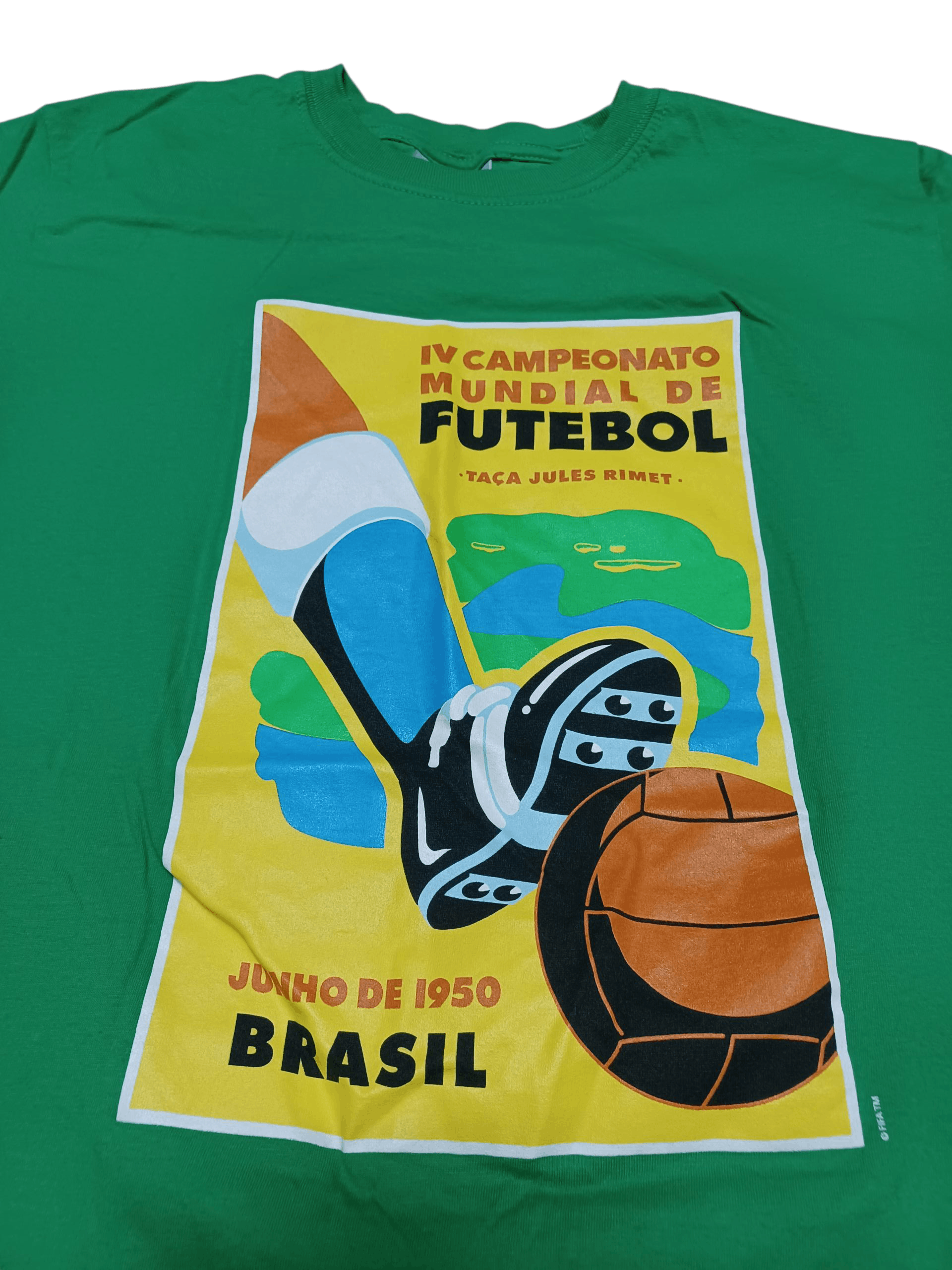 Other FIFA WORLD CUP 1950 BRASIL OFFICIAL MERCH TEE Size US M / EU 48-50 / 2 - 2 Thumbnail