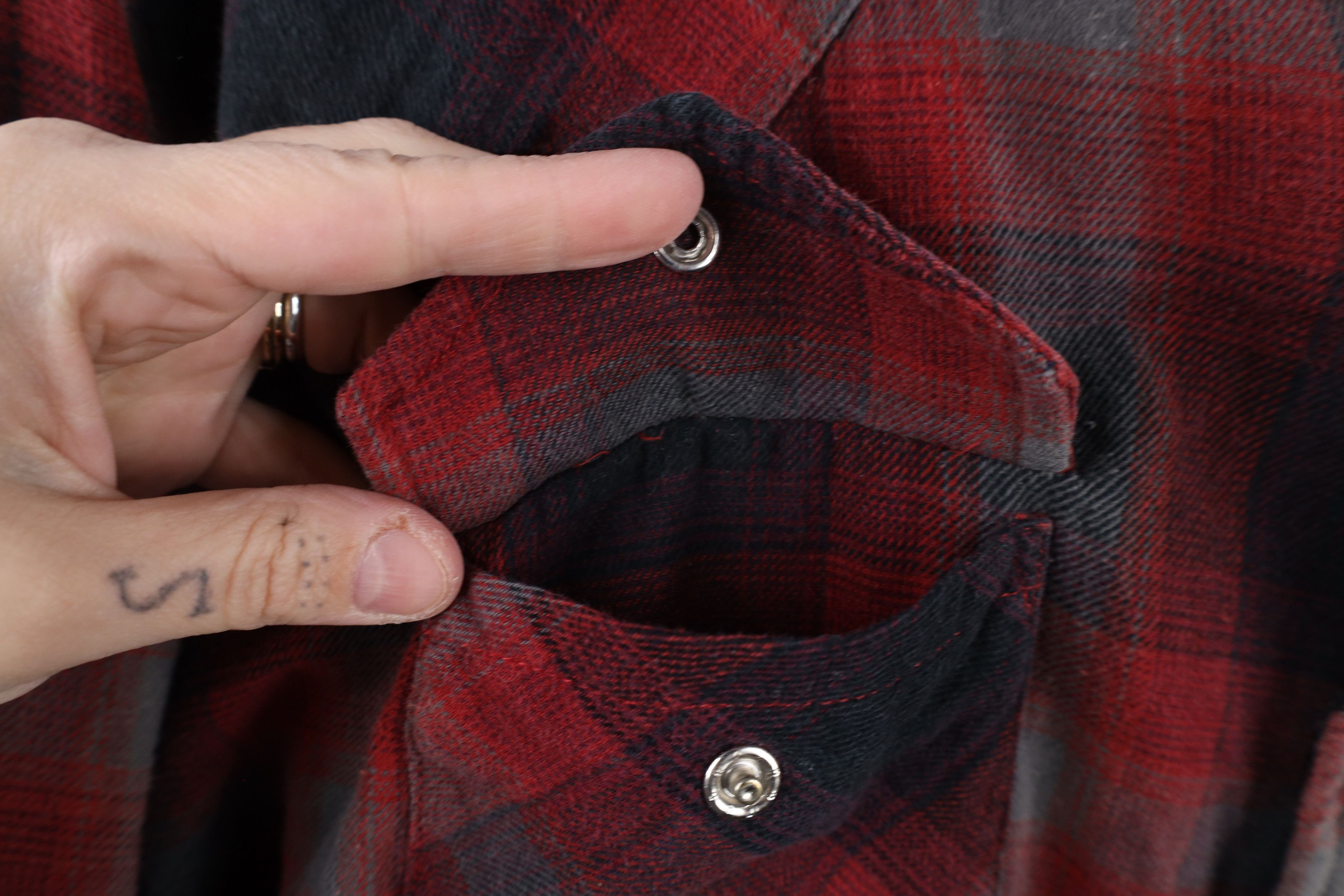 Vintage Vintage 90s Streetwear Flannel Western Shirt Jacket Shacket Size US XXL / EU 58 / 5 - 5 Thumbnail