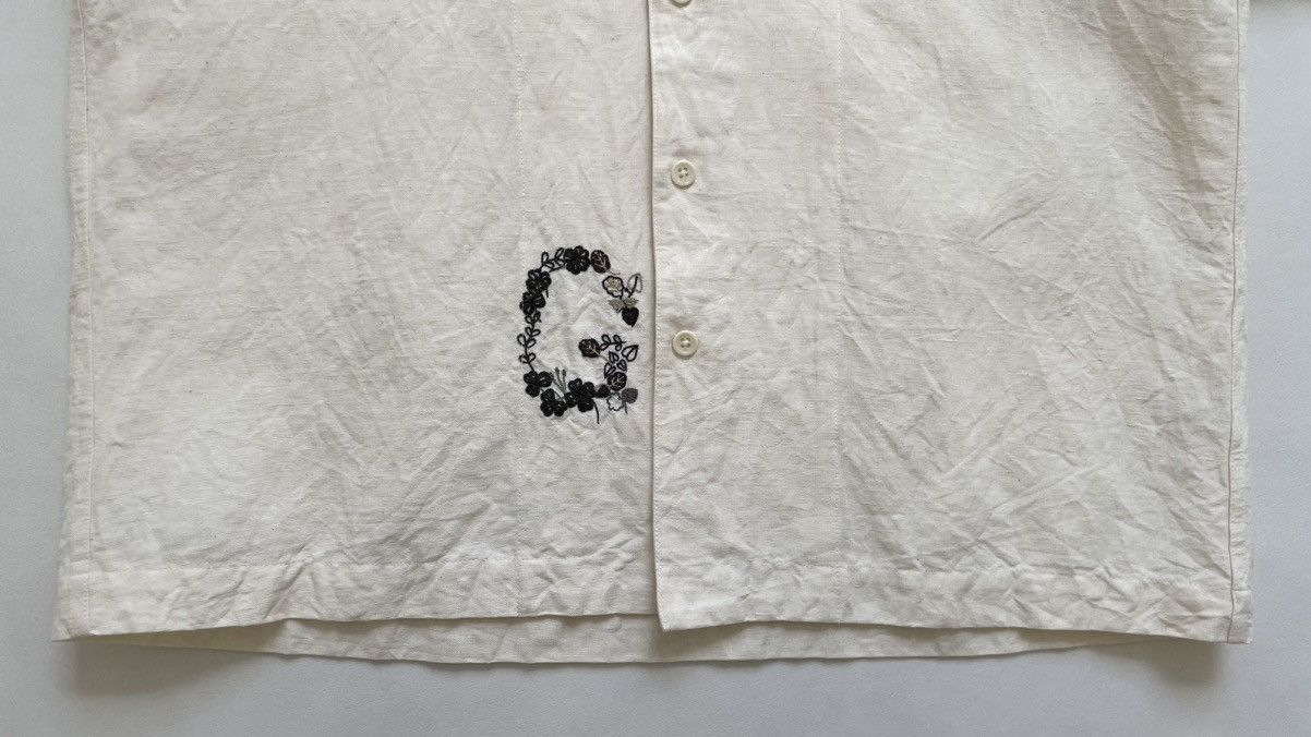 Story Mfg. S/S 25 ‘Clover Embroidery’ Greatful Shirt Size US M / EU 48-50 / 2 - 8 Thumbnail
