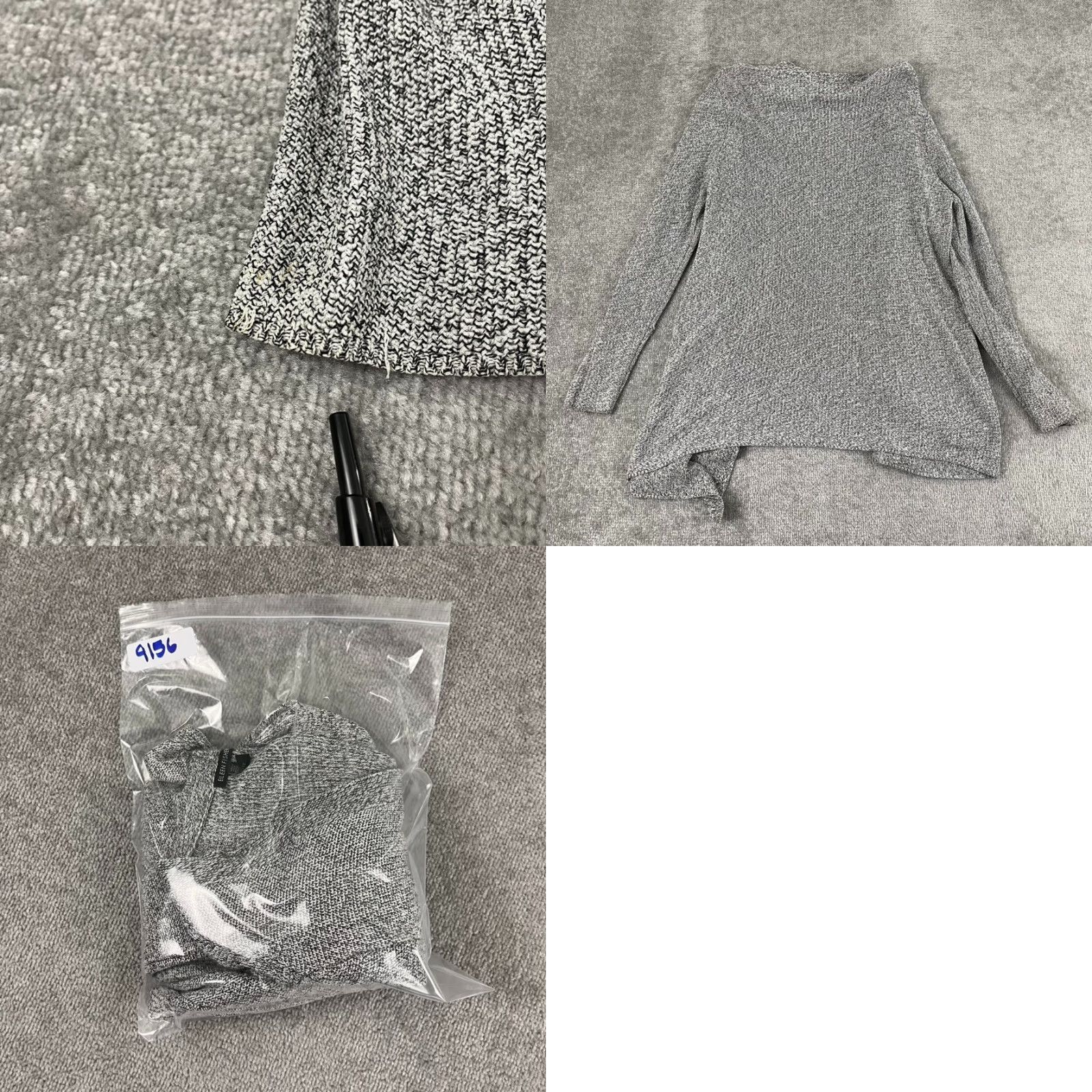 Eileen Fisher EILEEN FISHER Sweater Womens XL Gray Open Front Knit Tencel Lyocell Long Sleeve Size XL / US 12-14 / IT 48-50 - 8 Thumbnail