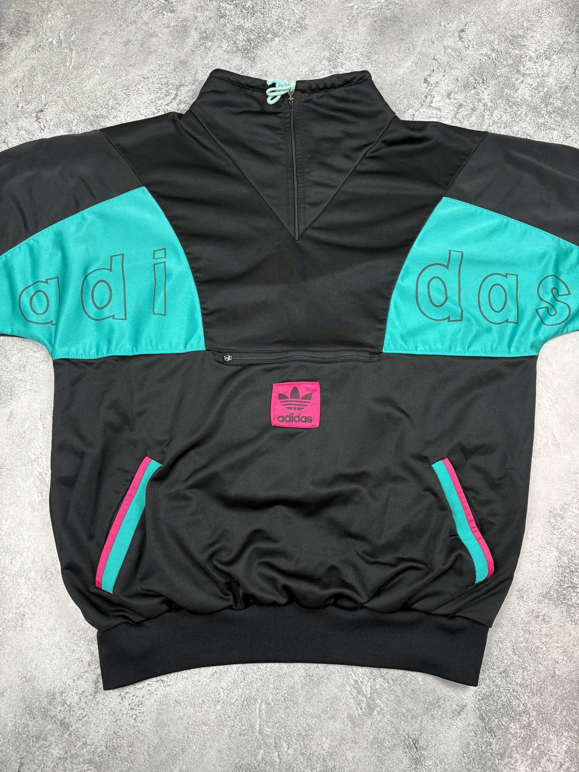 Adidas Adidas Vintage 90s Equipment 1/4 zip Sweatshirt Hong Kong Size US M / EU 48-50 / 2 - 3 Thumbnail