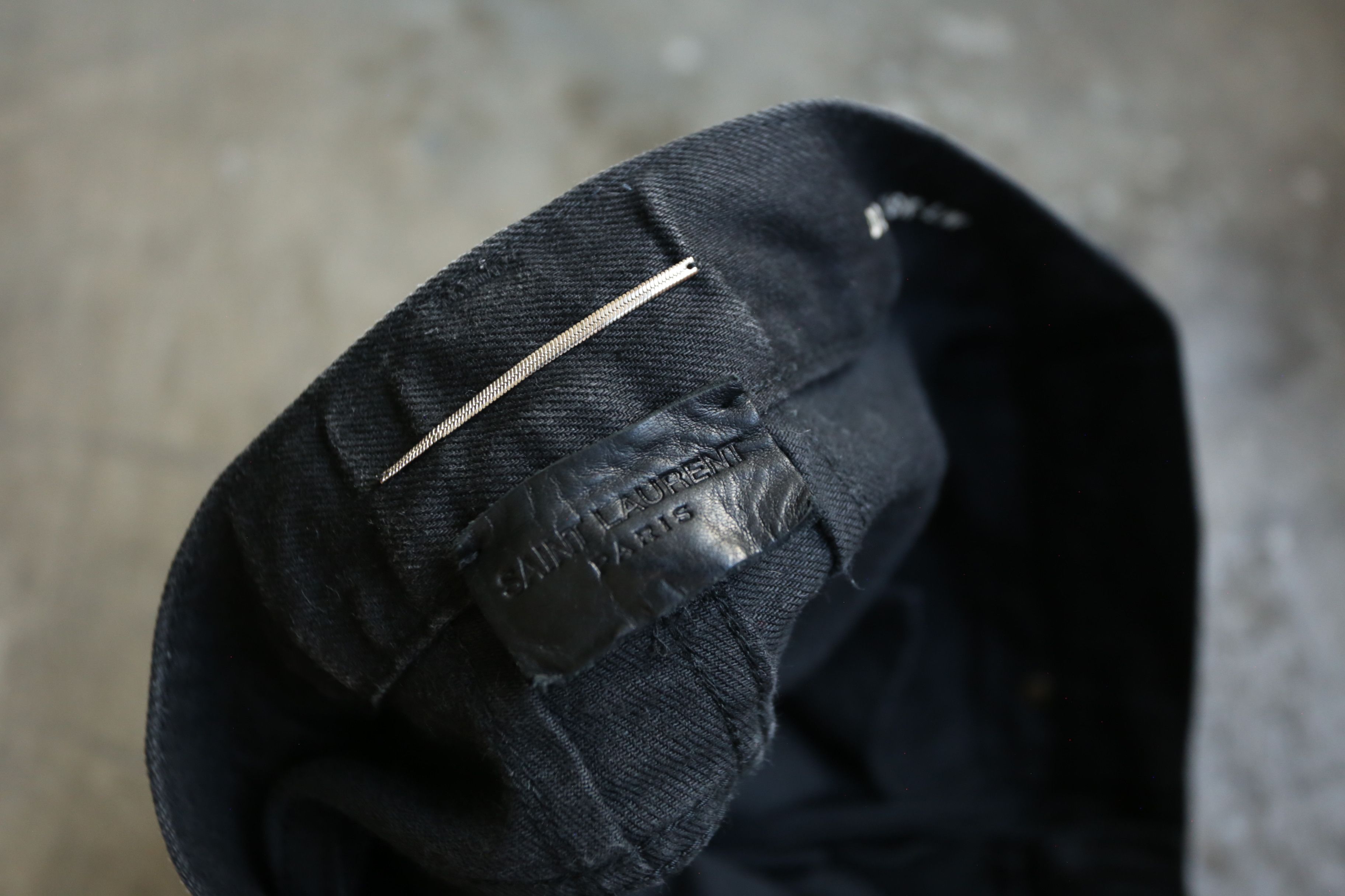 Saint Laurent Paris SLP - Hedi Slimane - F/W 15 - D02 Crash Denim Jean Size US 30 / EU 46 - 3 Thumbnail