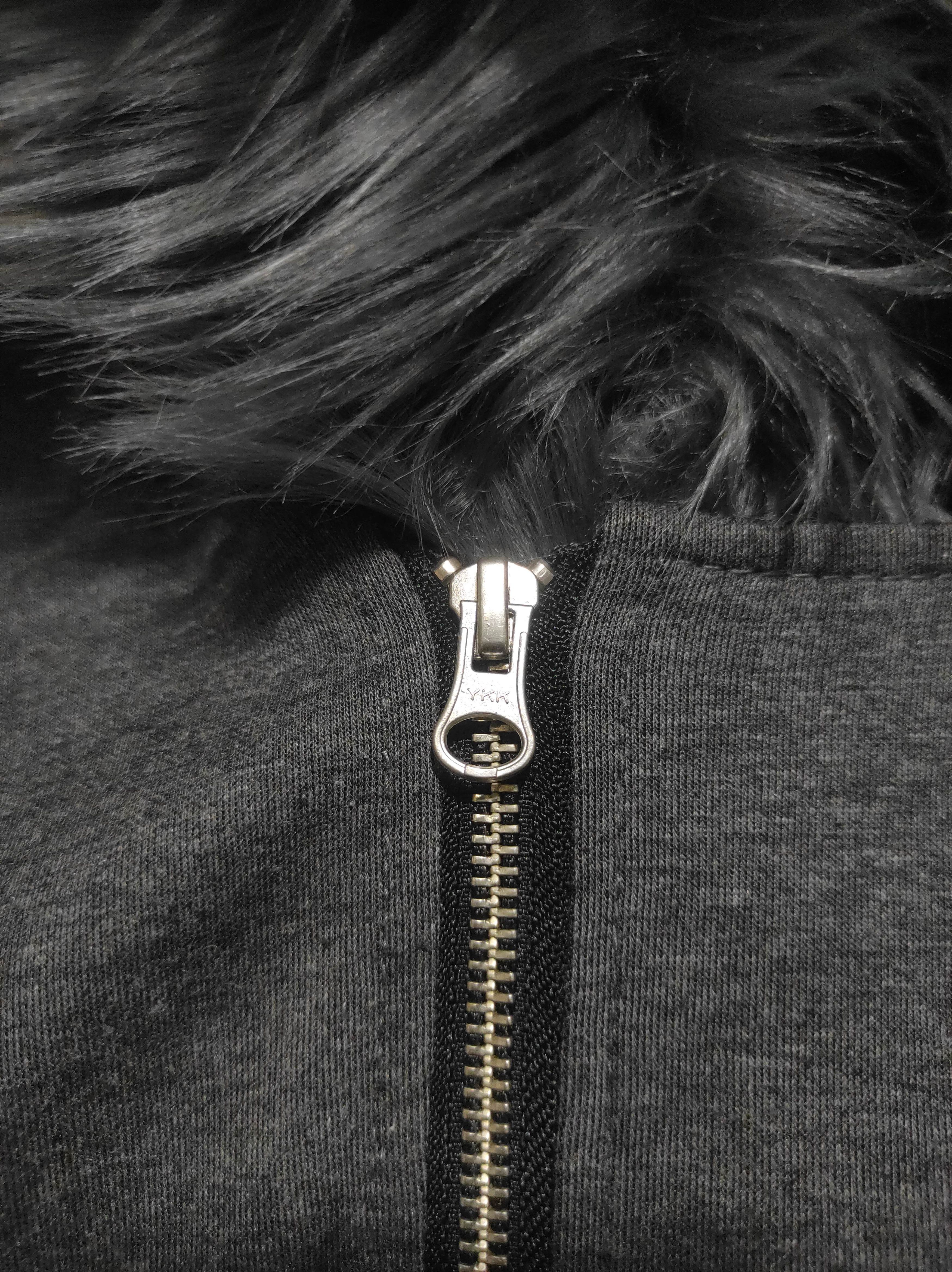Rageblue Asymetrical zip fur hoodie i6w9 LGB style