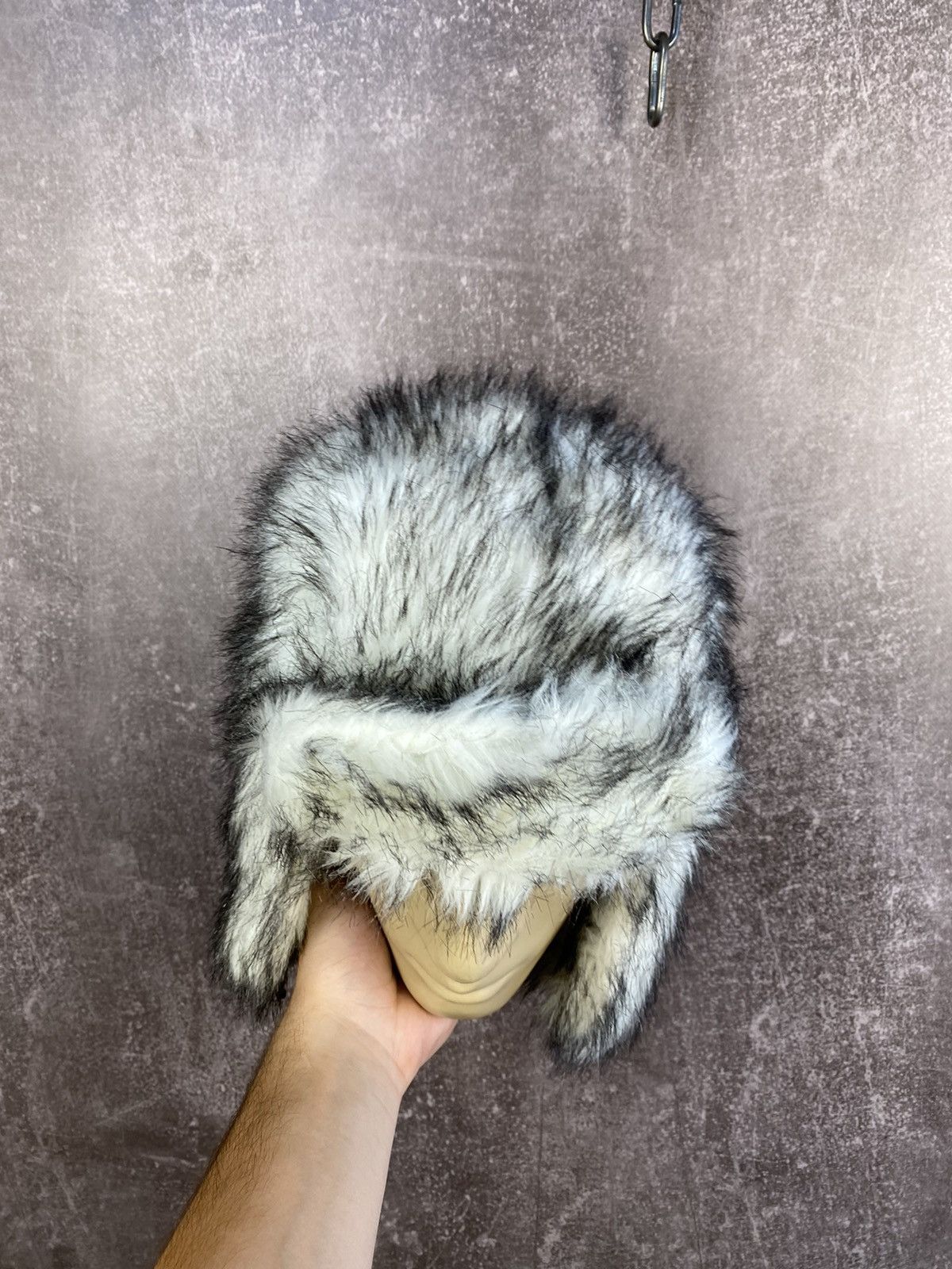 Vintage Vintage Fur Ushanka Beanie Mohair Trapper Hat VTg Size ONE SIZE - 9 Thumbnail