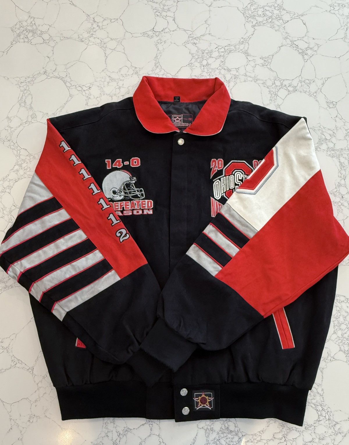 Jeff Hamilton Jeff Hamilton Ohio State Buckeyes Champion Varsity Jacket Size US XL / EU 56 / 4 - 1 Thumbnail